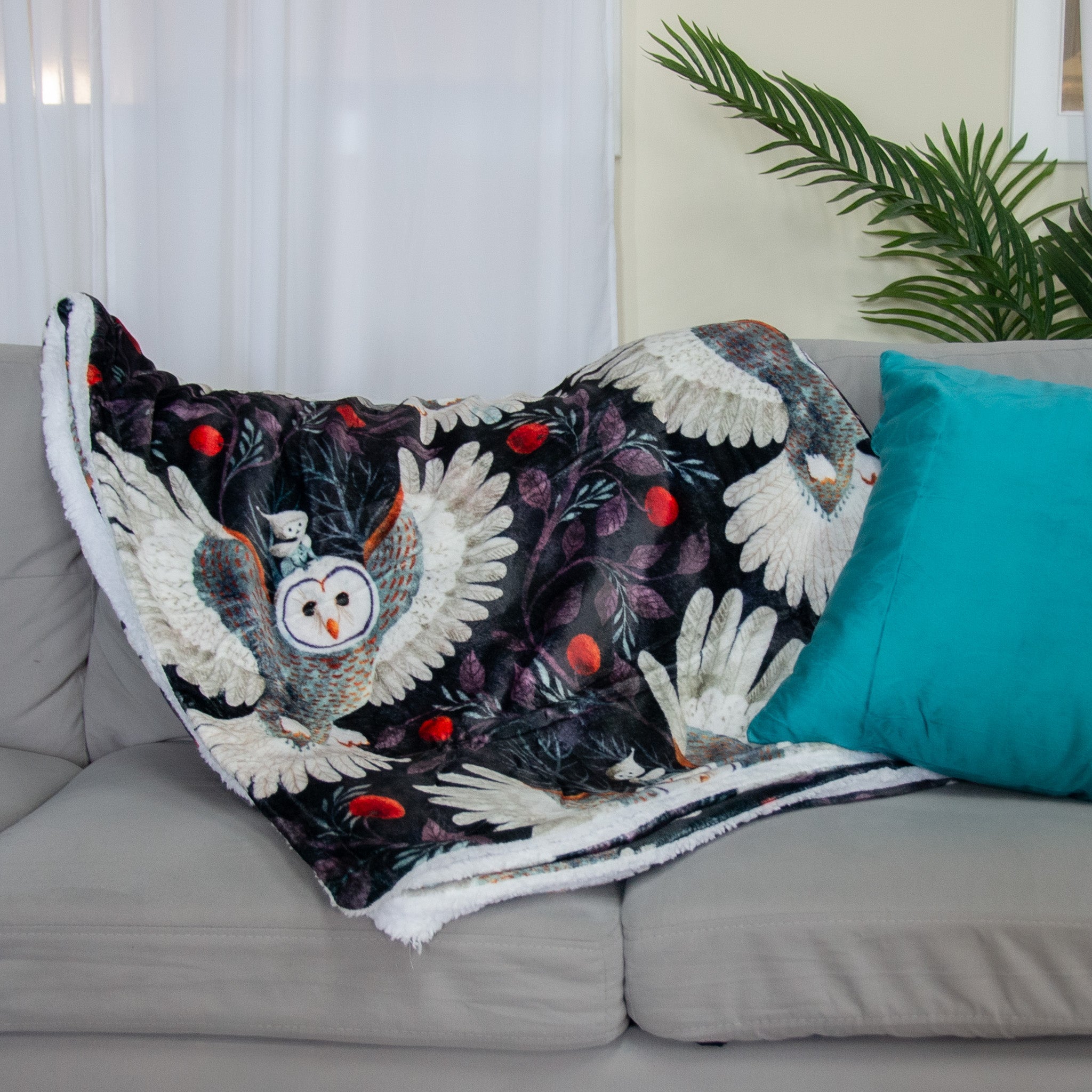 Winter Owl Blanket