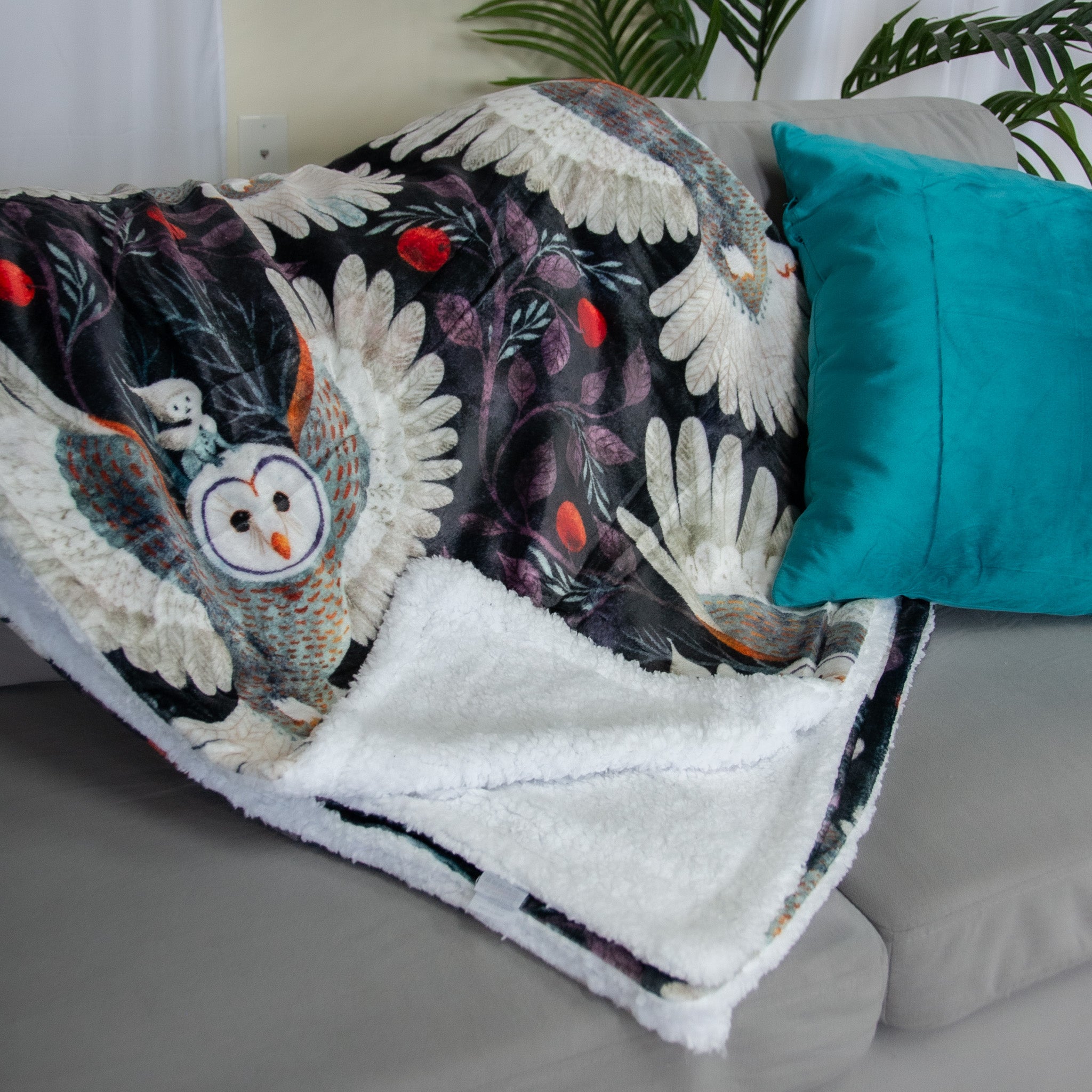Winter Owl Blanket