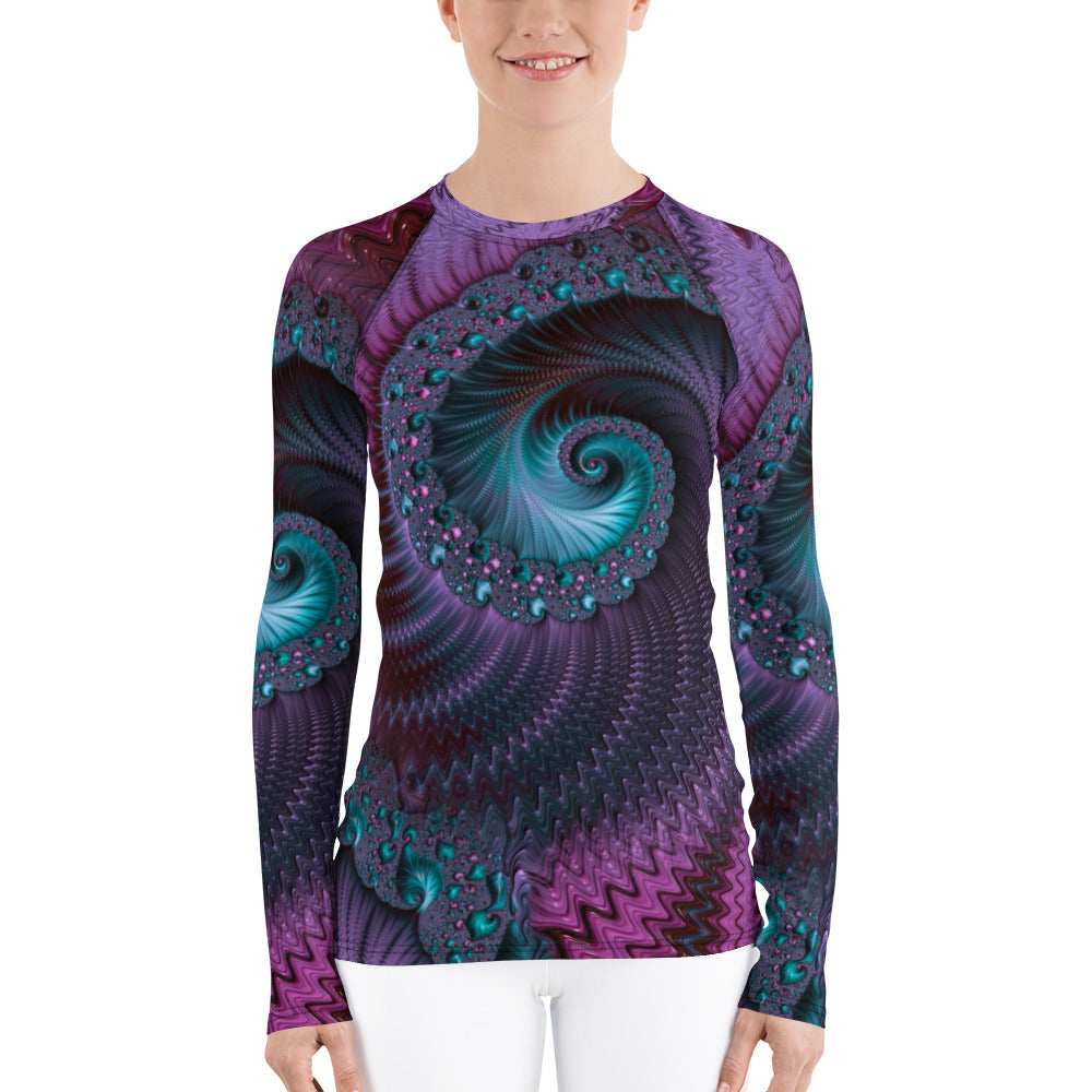 Fractals Rash Guard Top (POD)