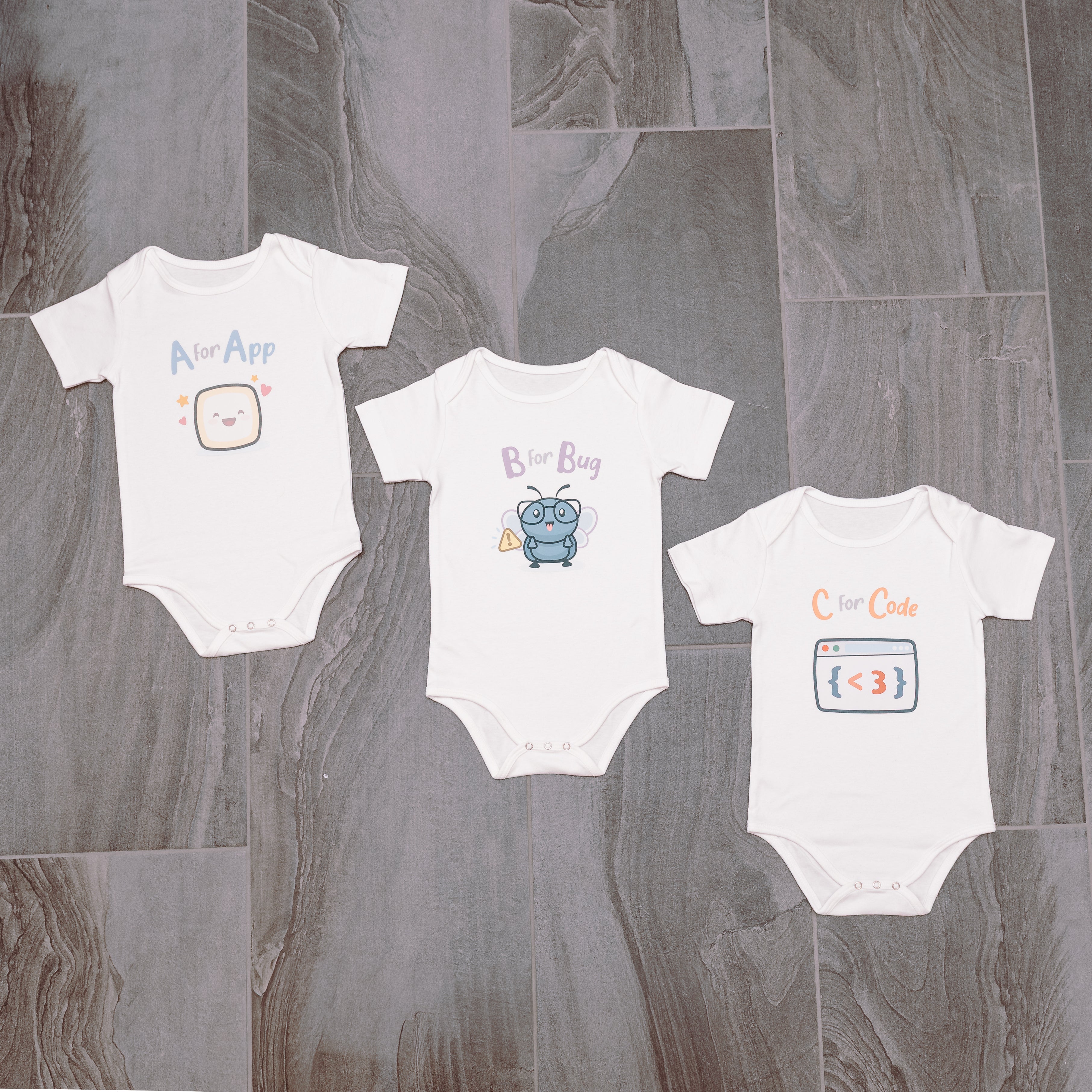 ABCs of Engineering Baby Bodysuits