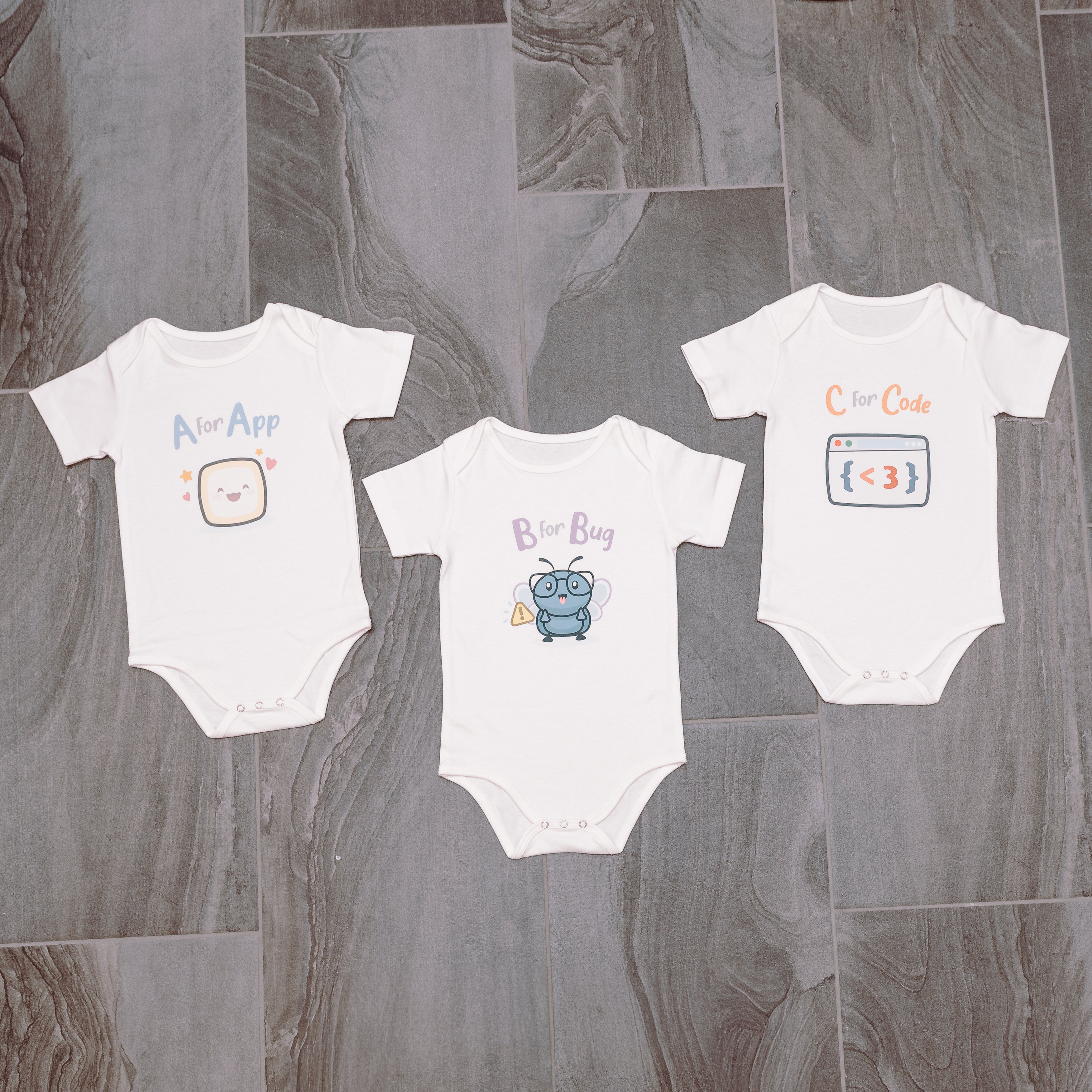 ABCs of Engineering Baby Bodysuits