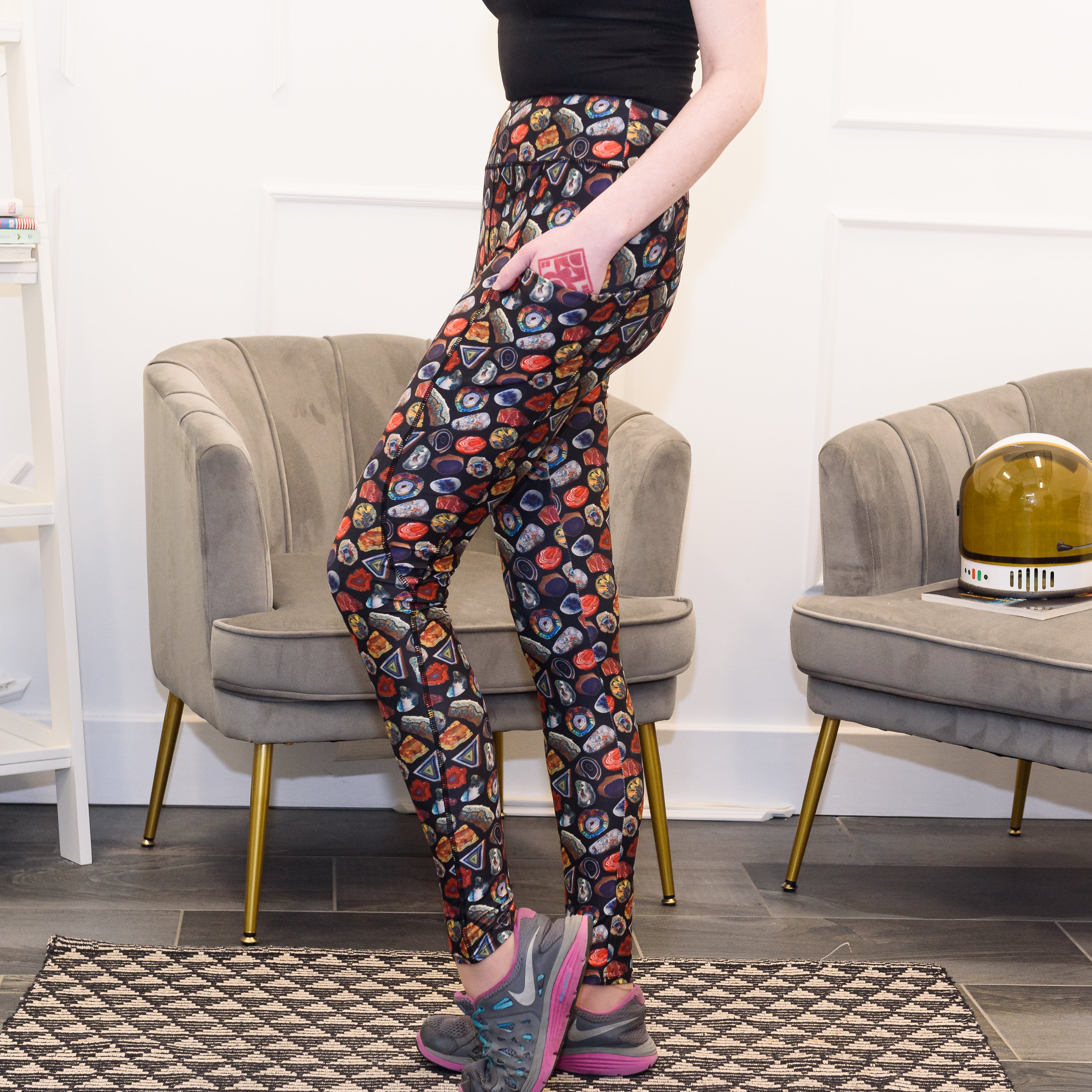 Agate Adults Leggings with Pockets