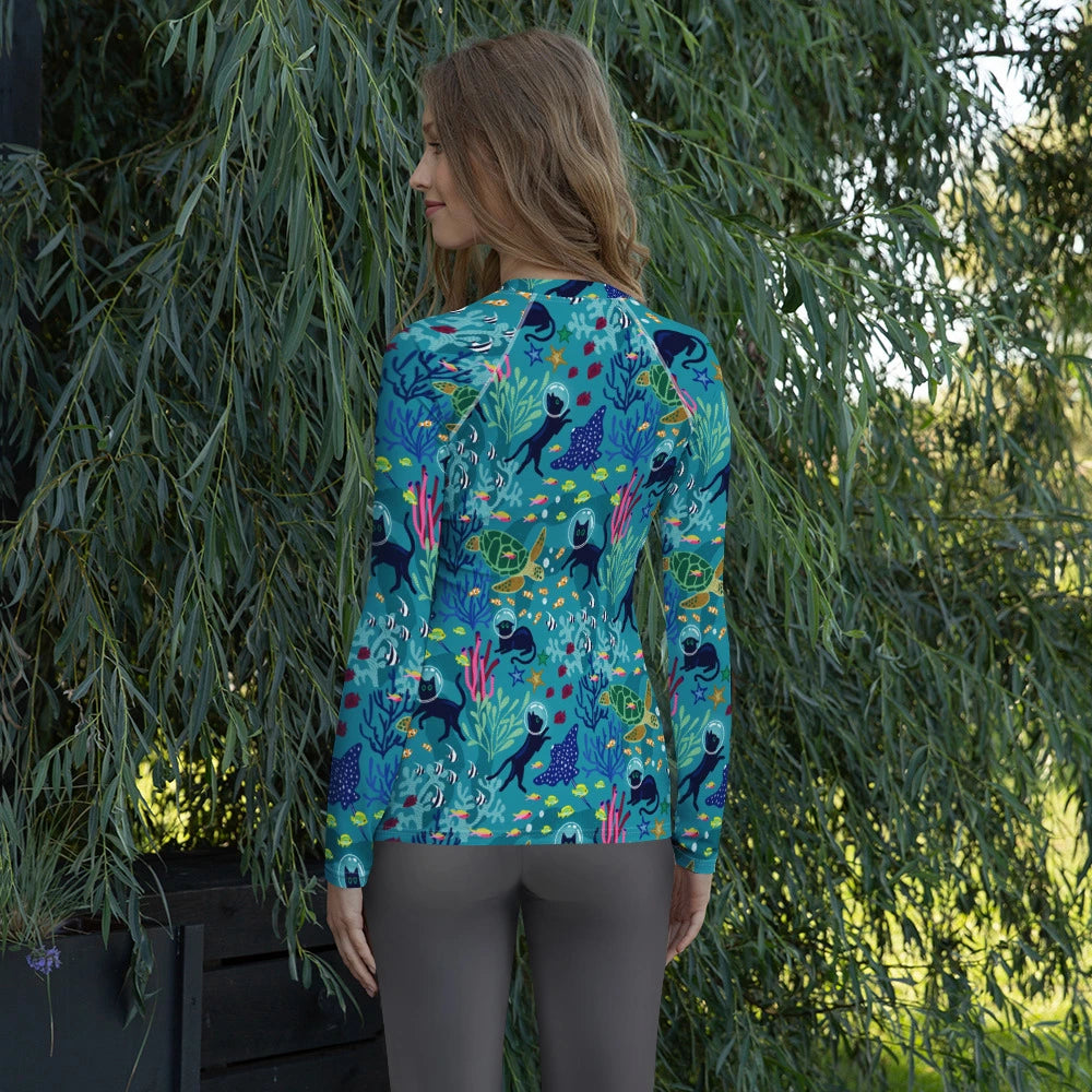 Seabed Exploration Rash Guard Top (POD)
