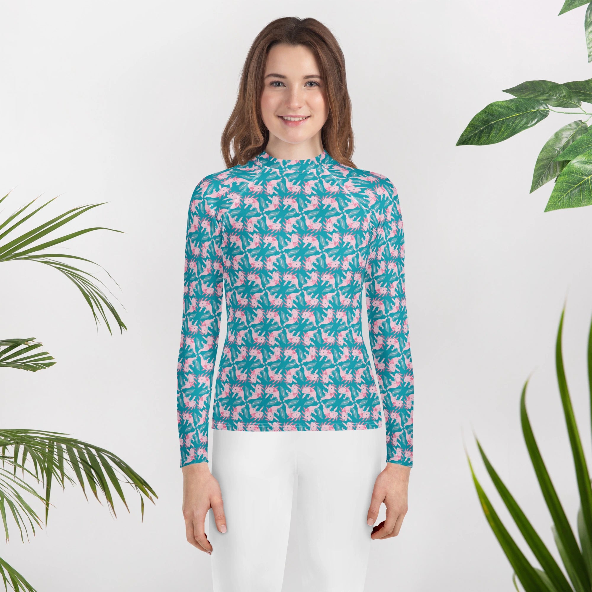Axolotl Youth Rash Guard (POD)