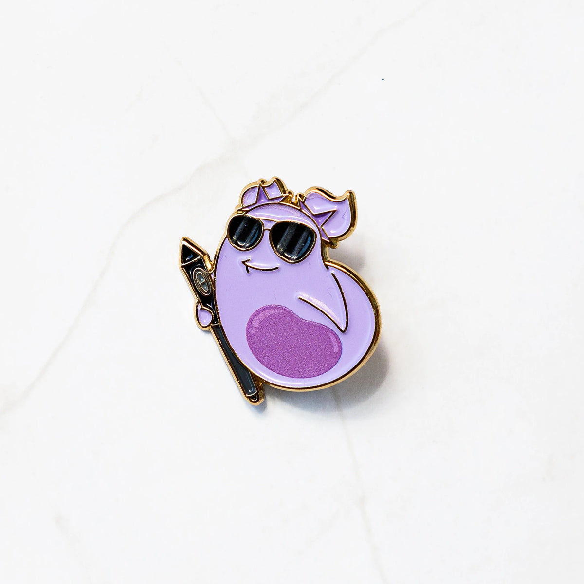 Pinky and Petunia Enamel Pins Set