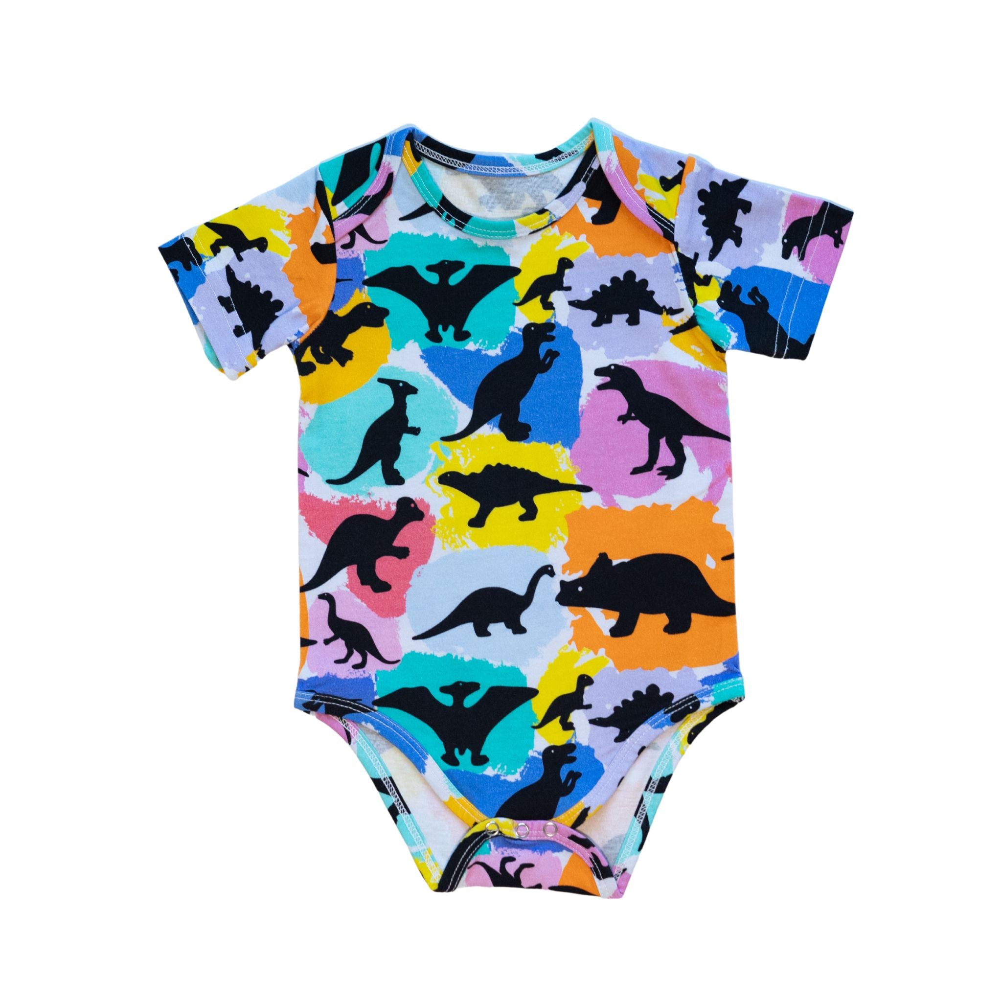 (Pre-order) Dinosaurs & Colors Baby Bodysuit