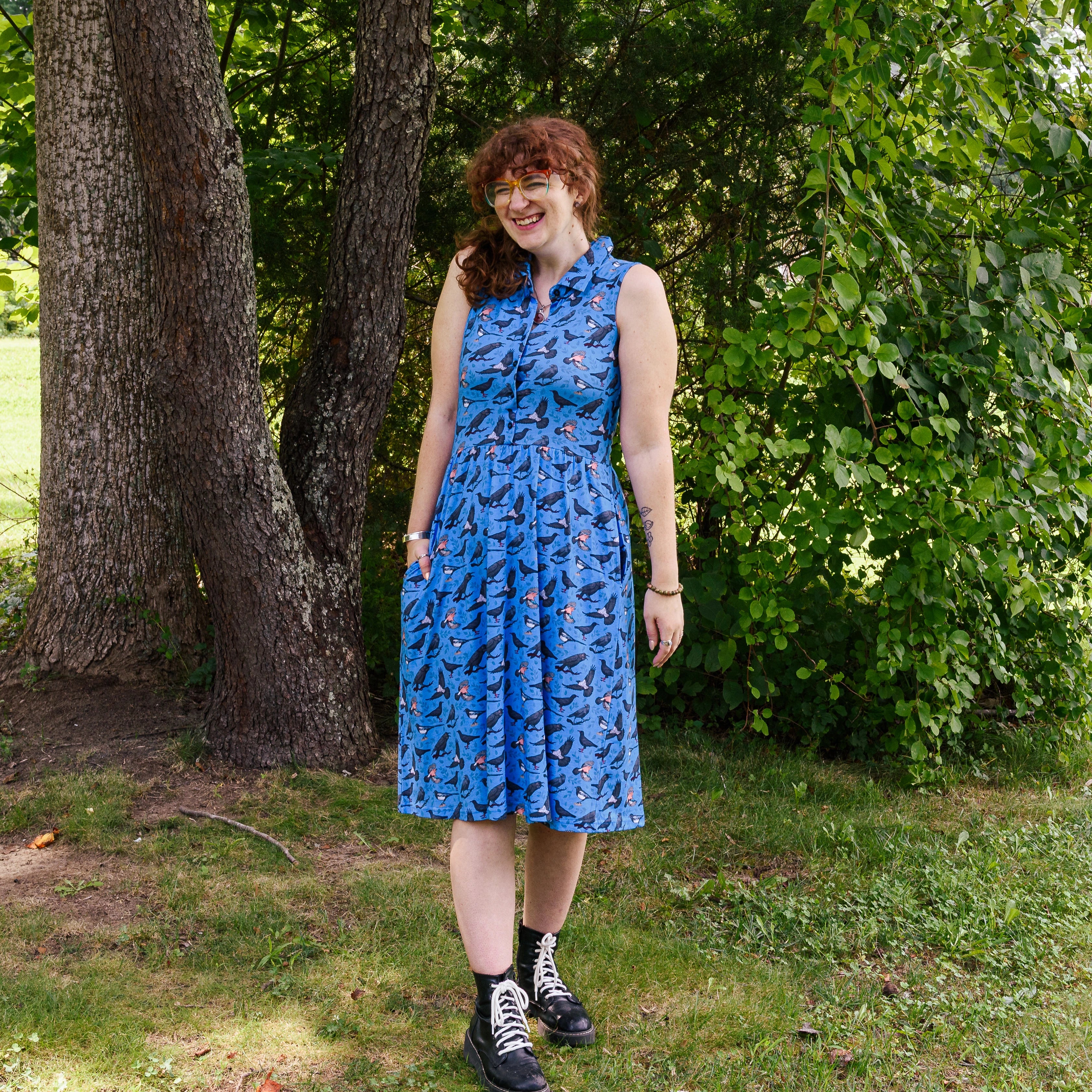 As the Crow Flies Dress with Pockets