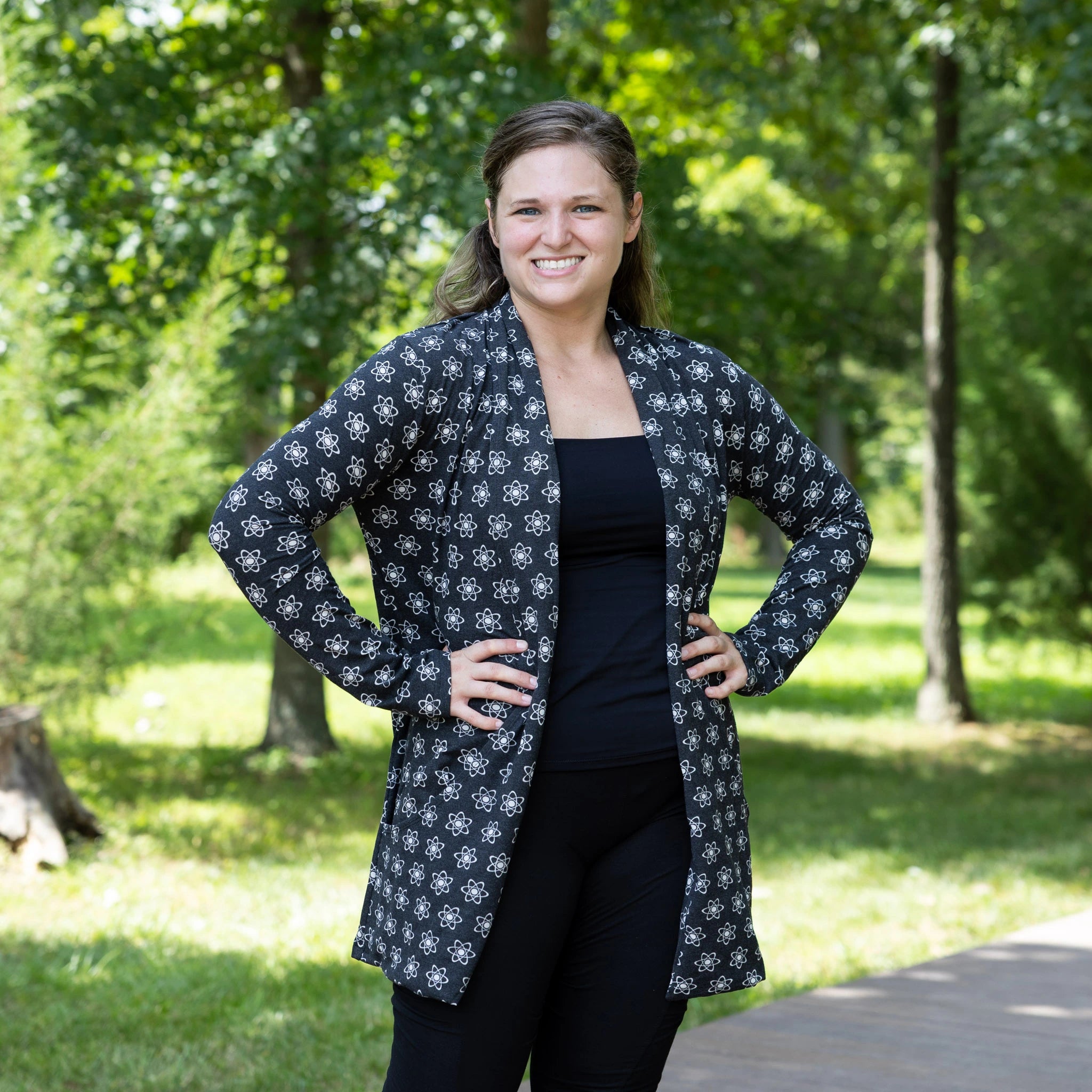 Atoms Burnout Cardigan