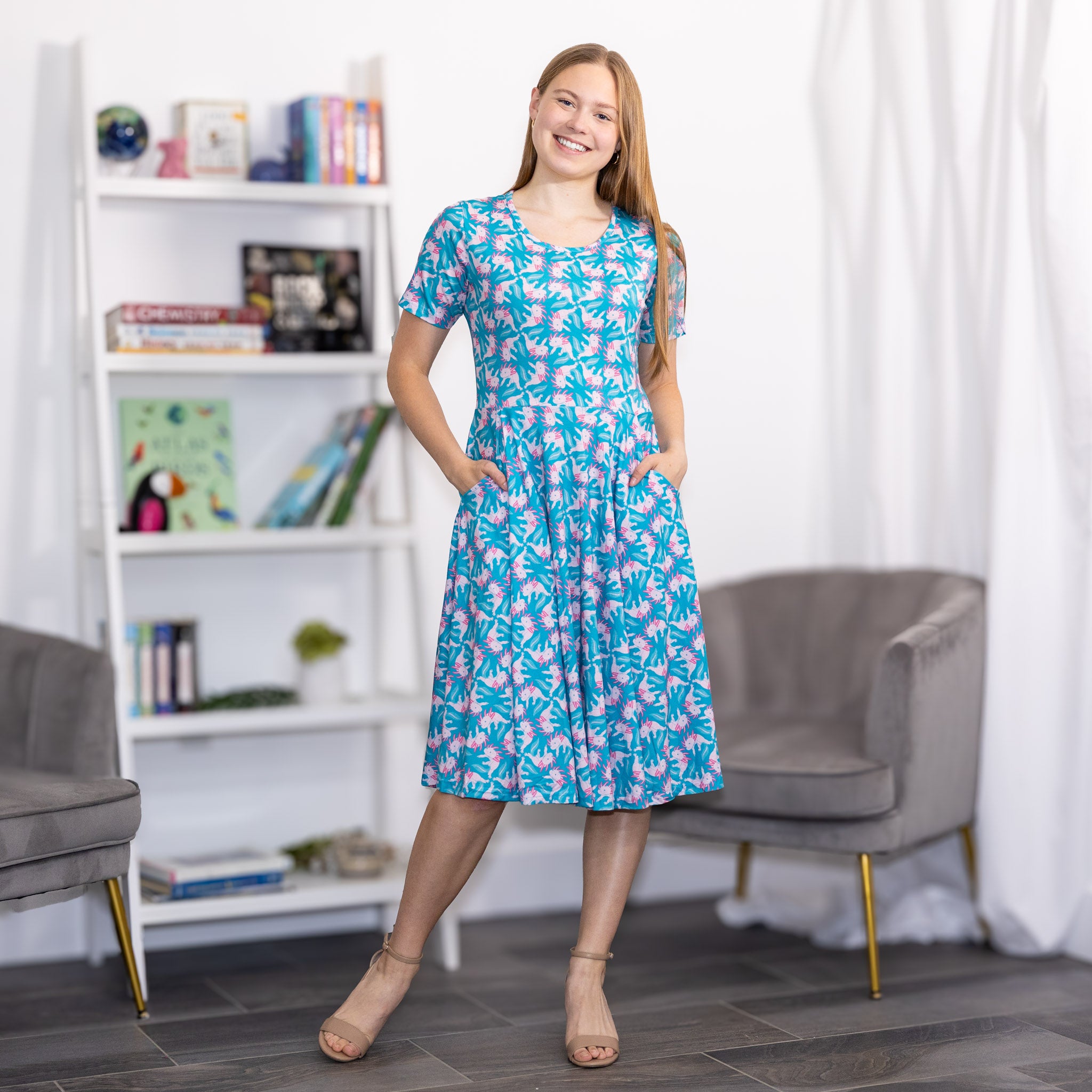 Axolotl Twirl Dress