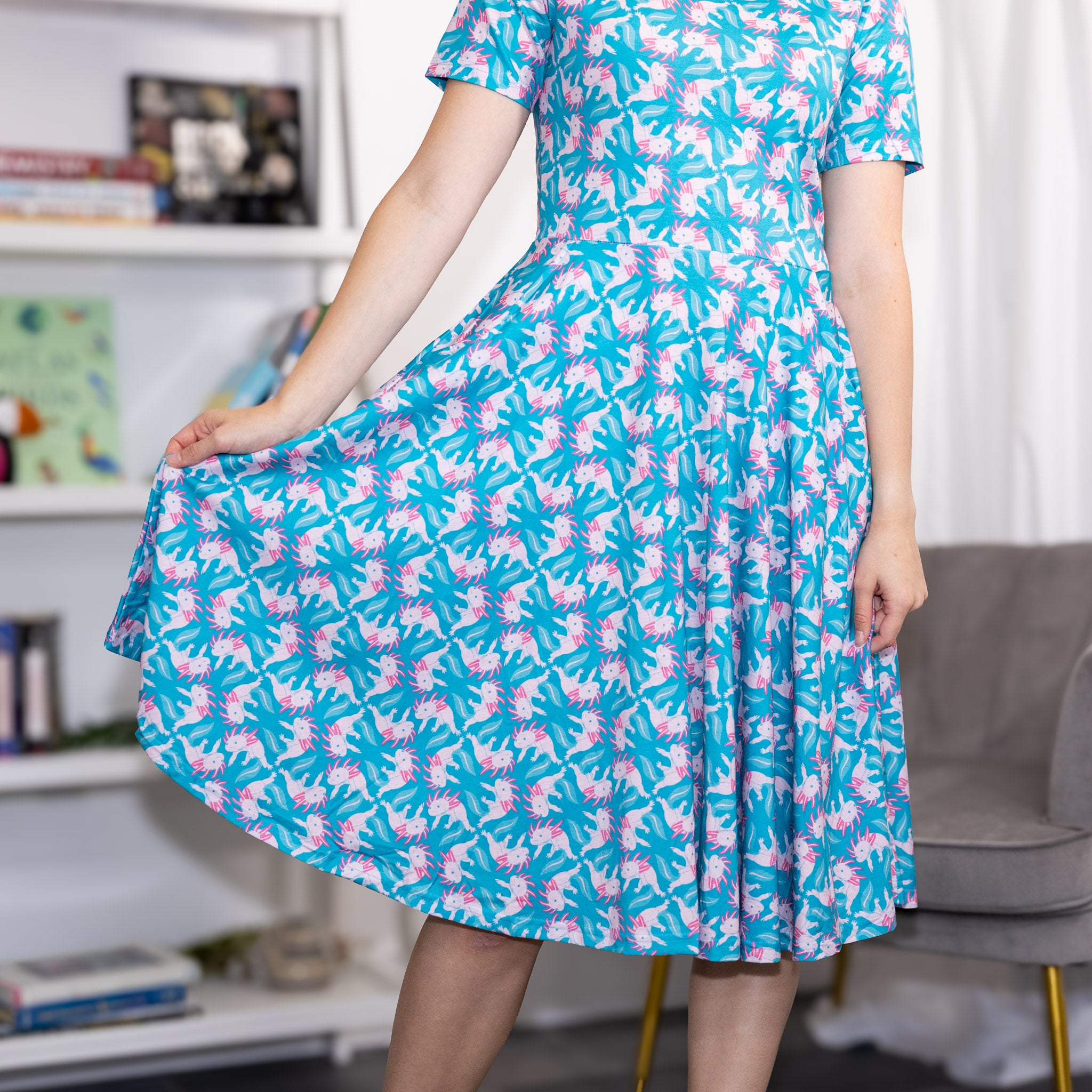 Axolotl Twirl Dress