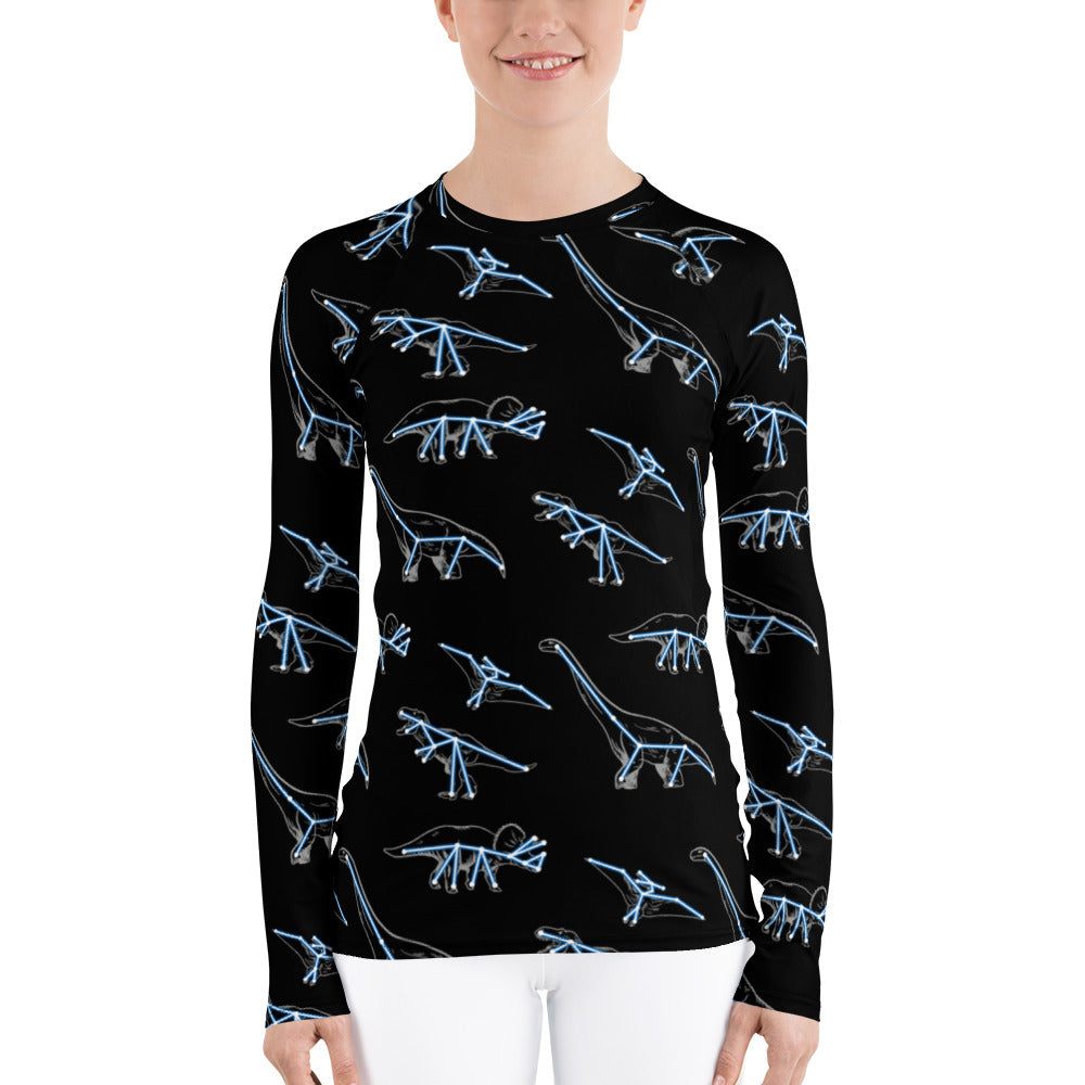 Constellation Dinosaurs Rash Guard Top (POD)