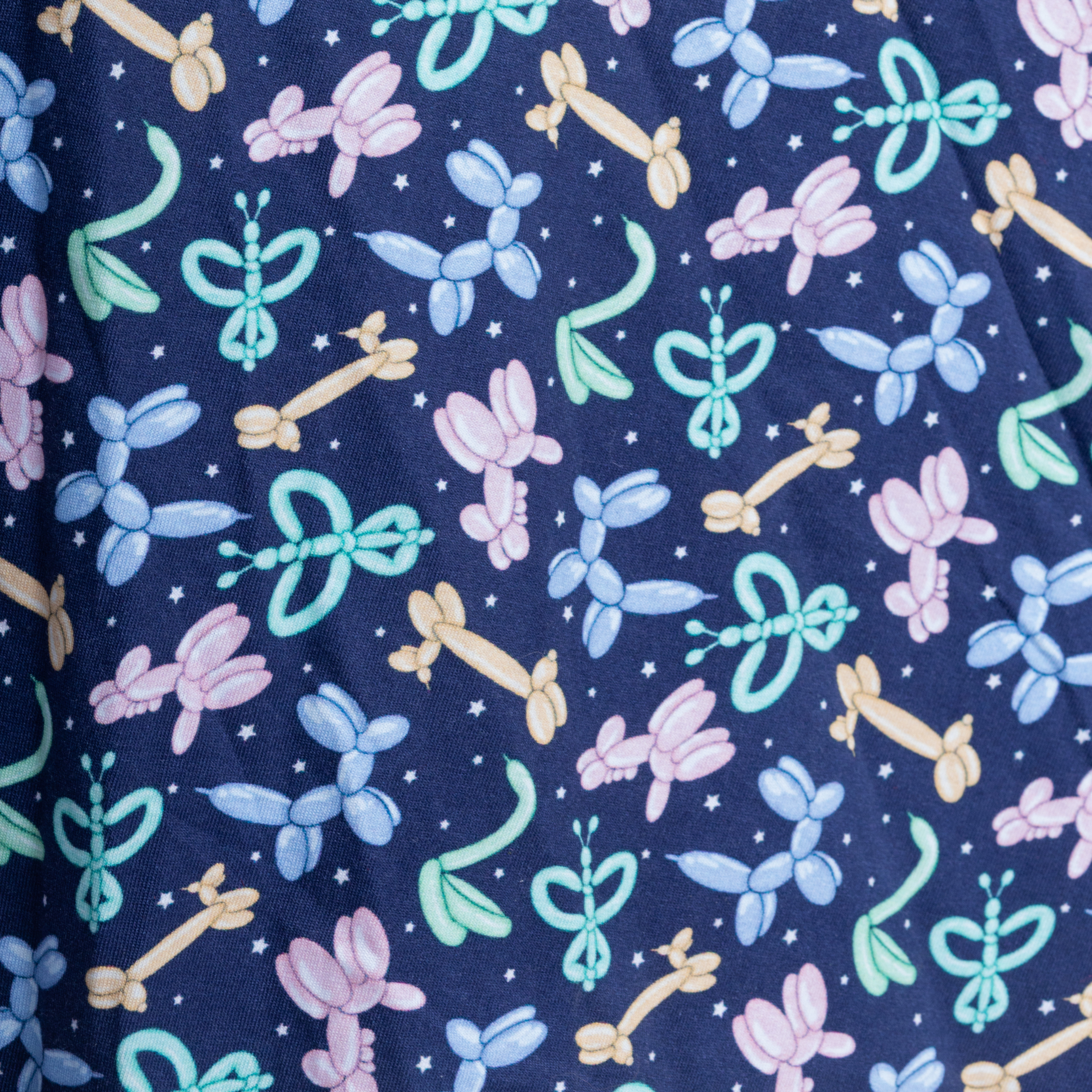 Balloon Animals Collared Twirl Dress