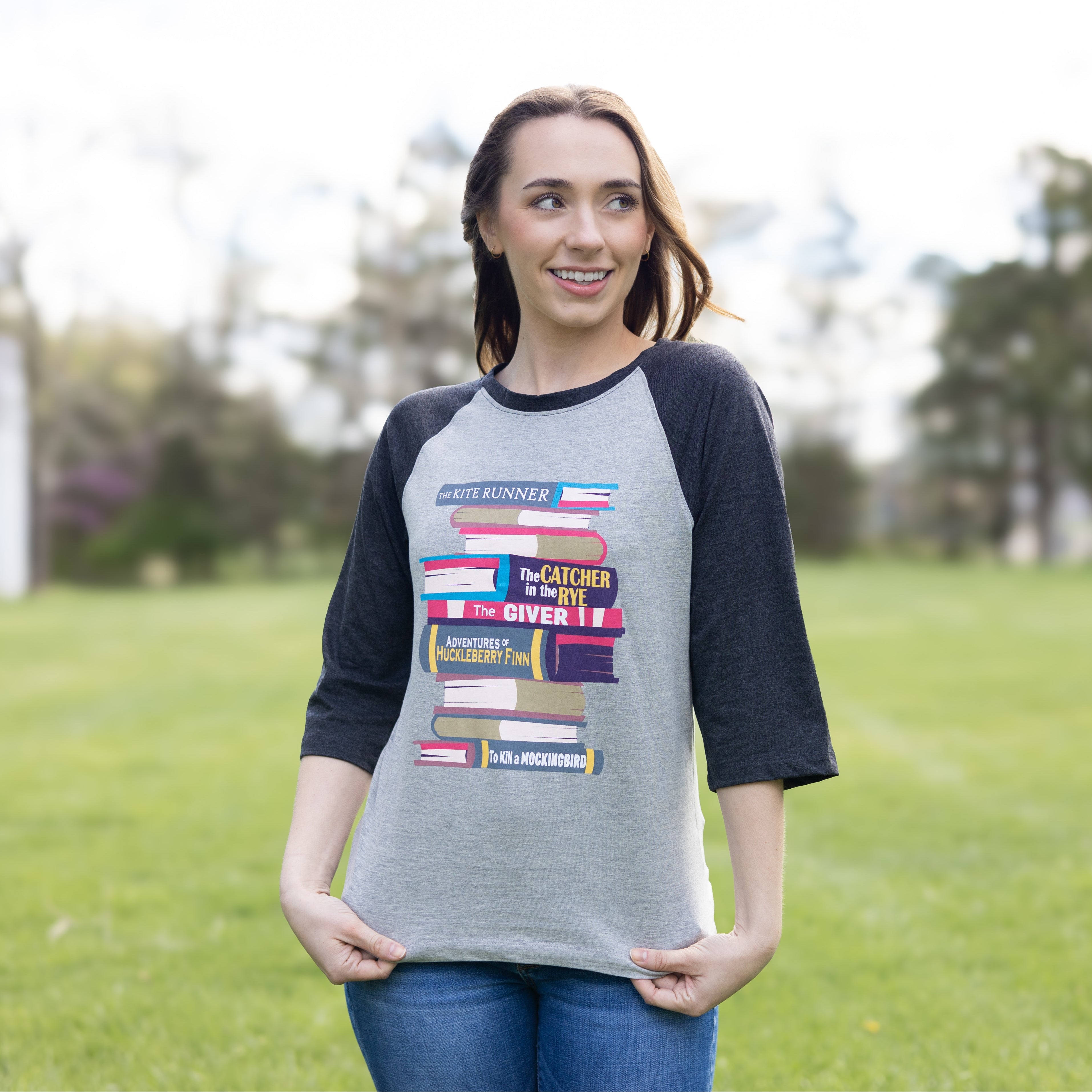 Banned Books Raglan Top