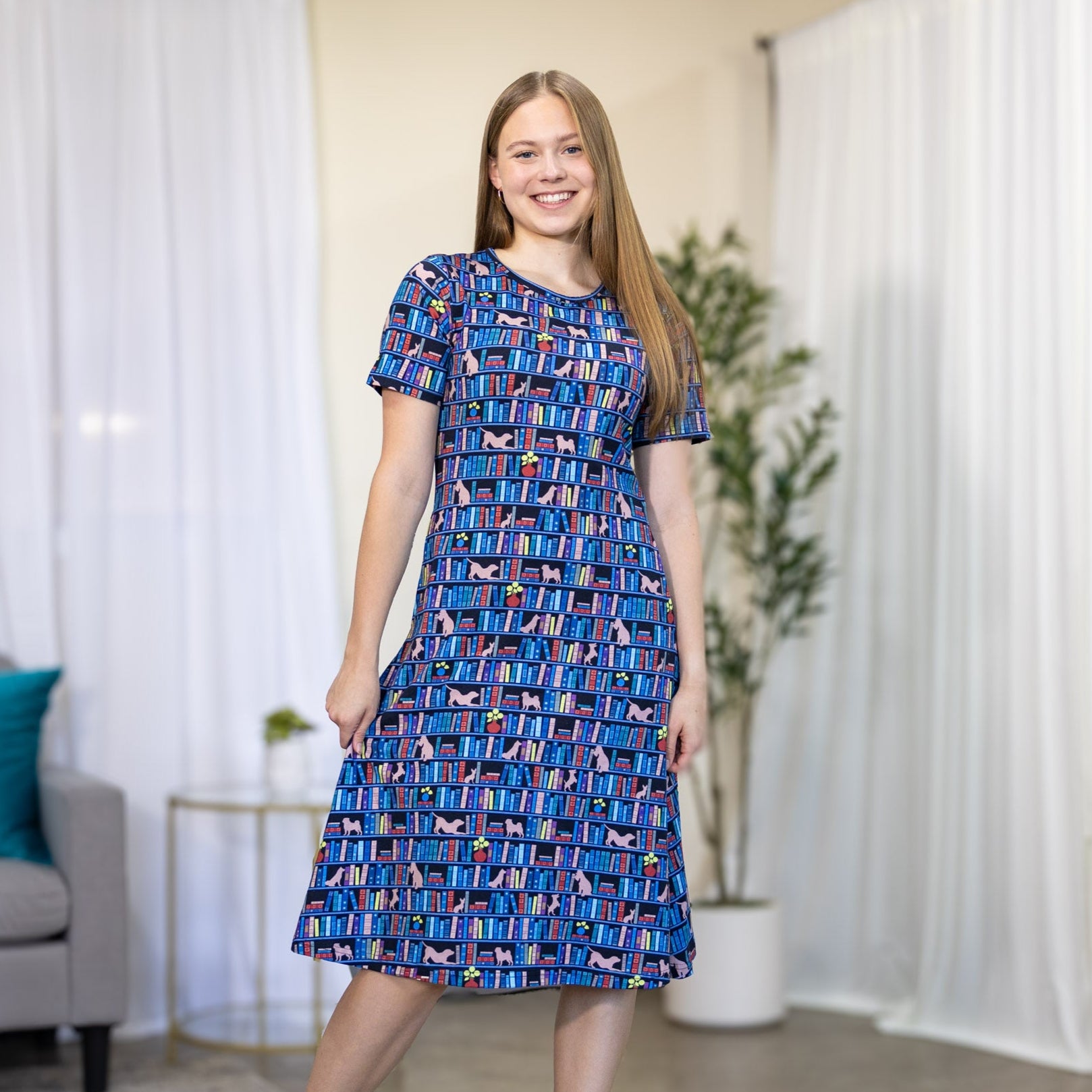 Barkshelf A-Line Dress (No Waist Seam)