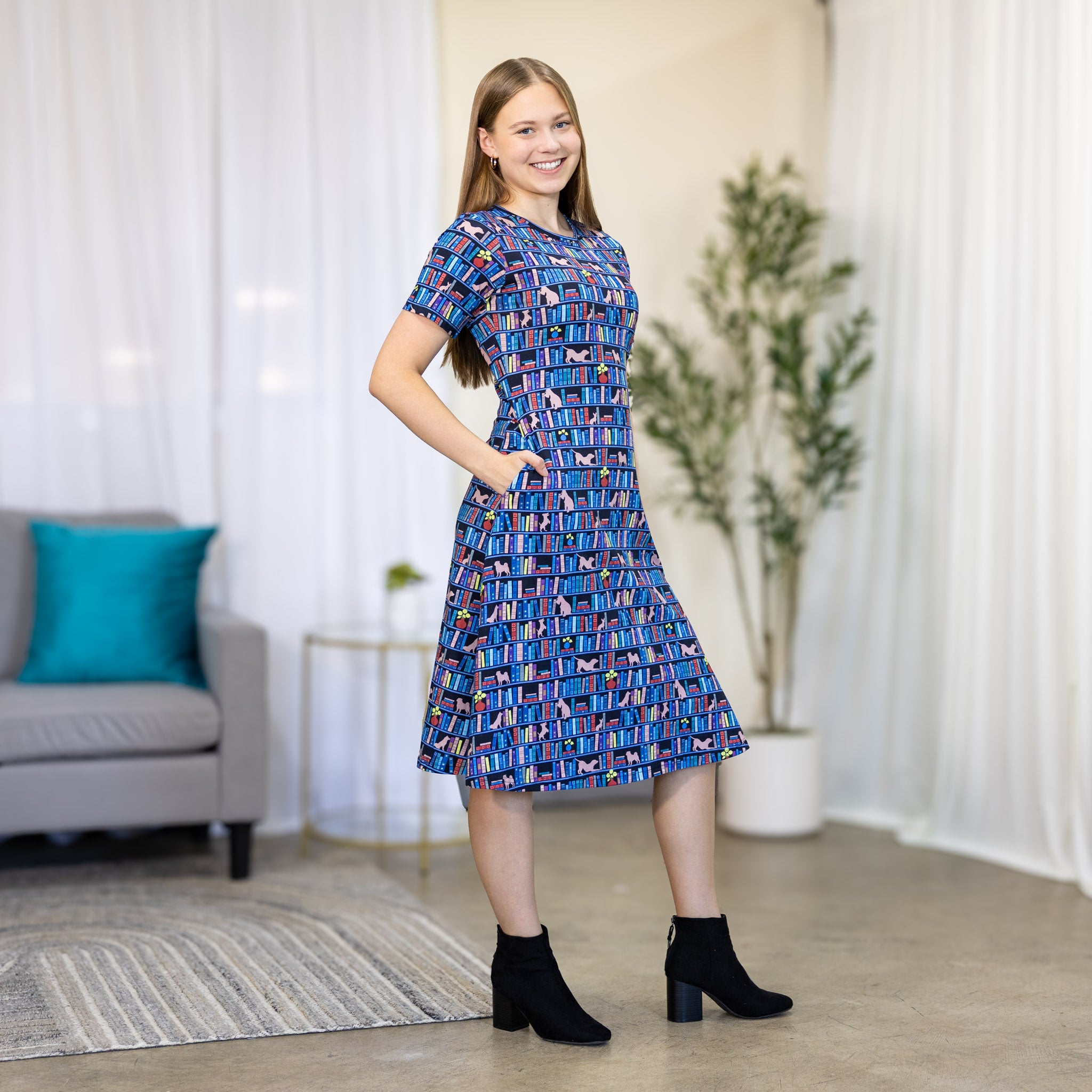 Barkshelf A-Line Dress (No Waist Seam)