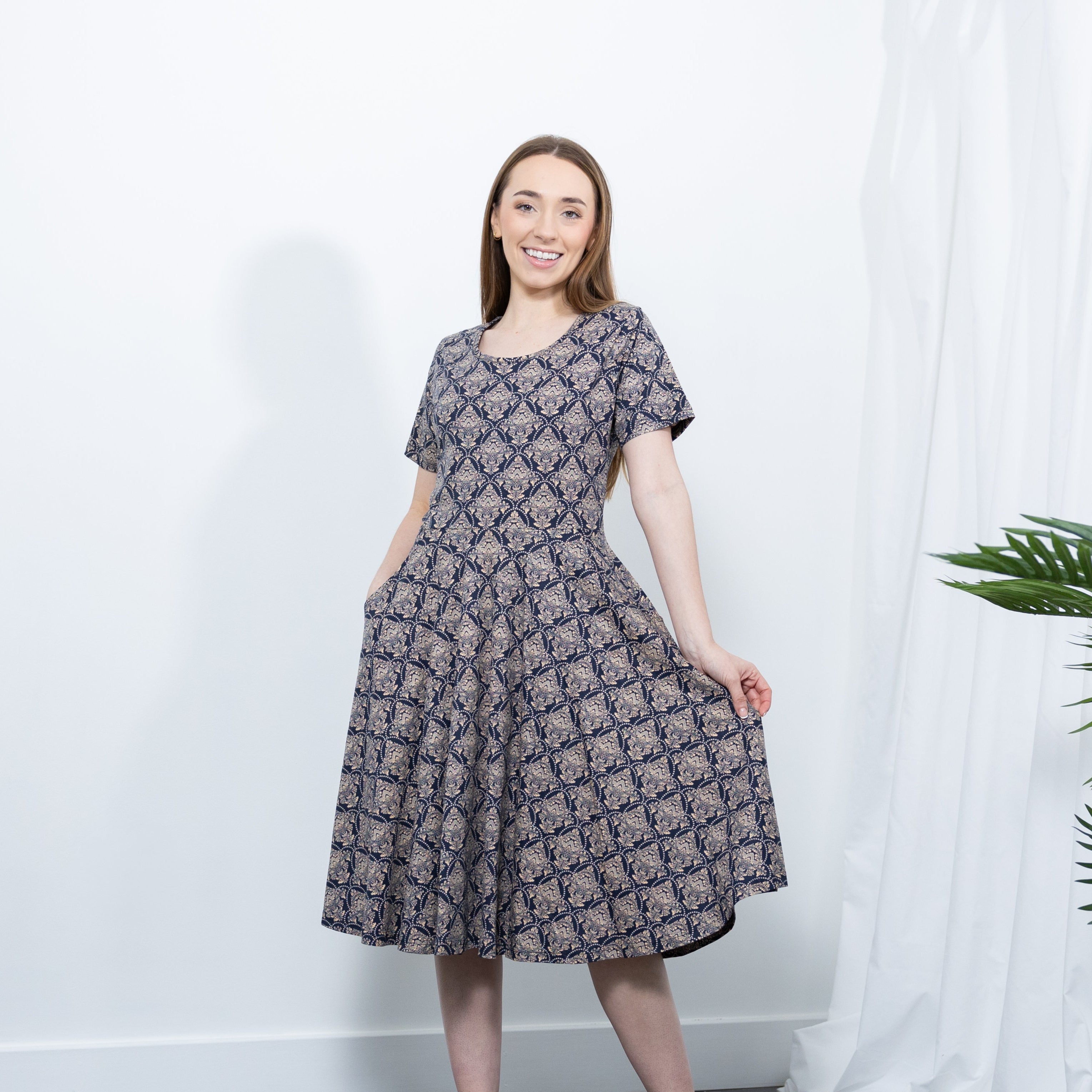 Baroque Art Twirl Dress