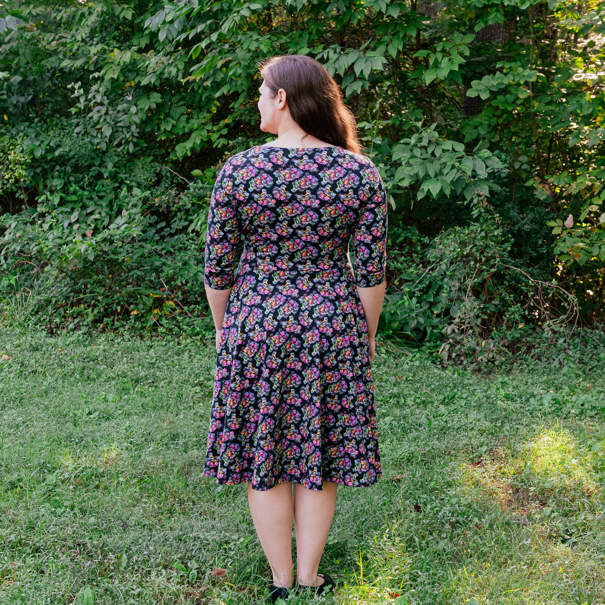 Bismuth Stone Twirl Dress with Pockets