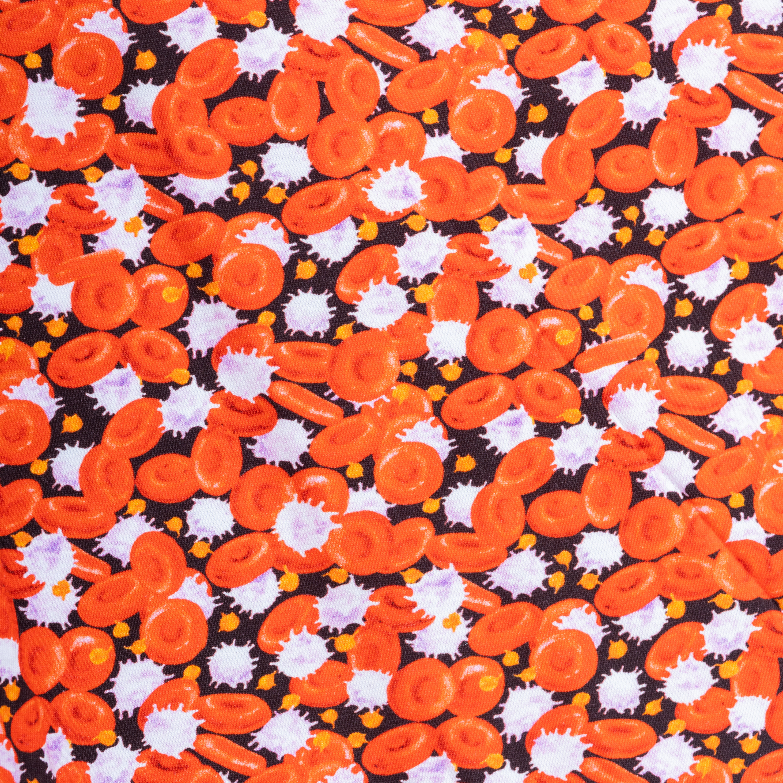 Blood Cells A-Line Dress (With Waist Seam)