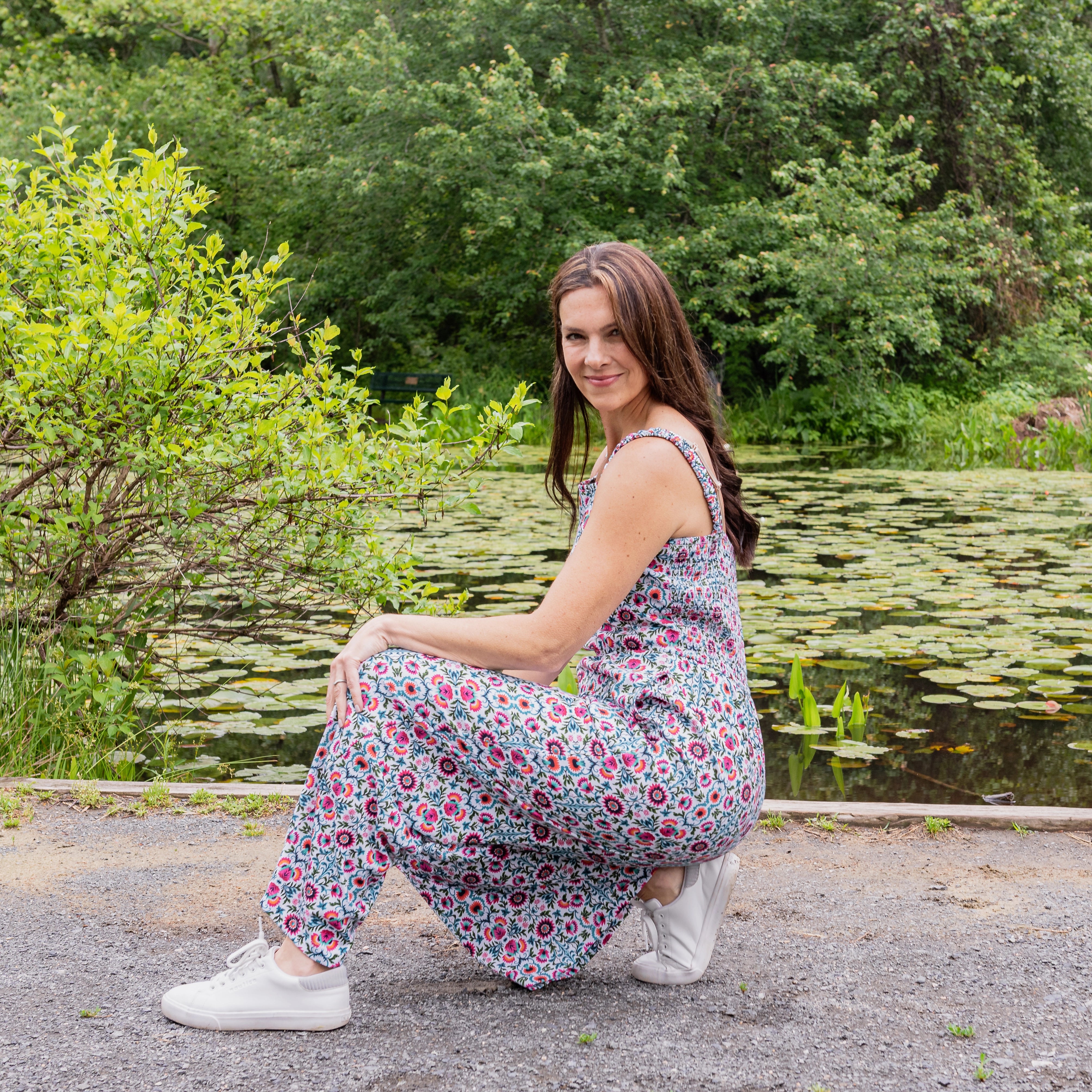 Boho Bloom Jumpsuit with Pockets