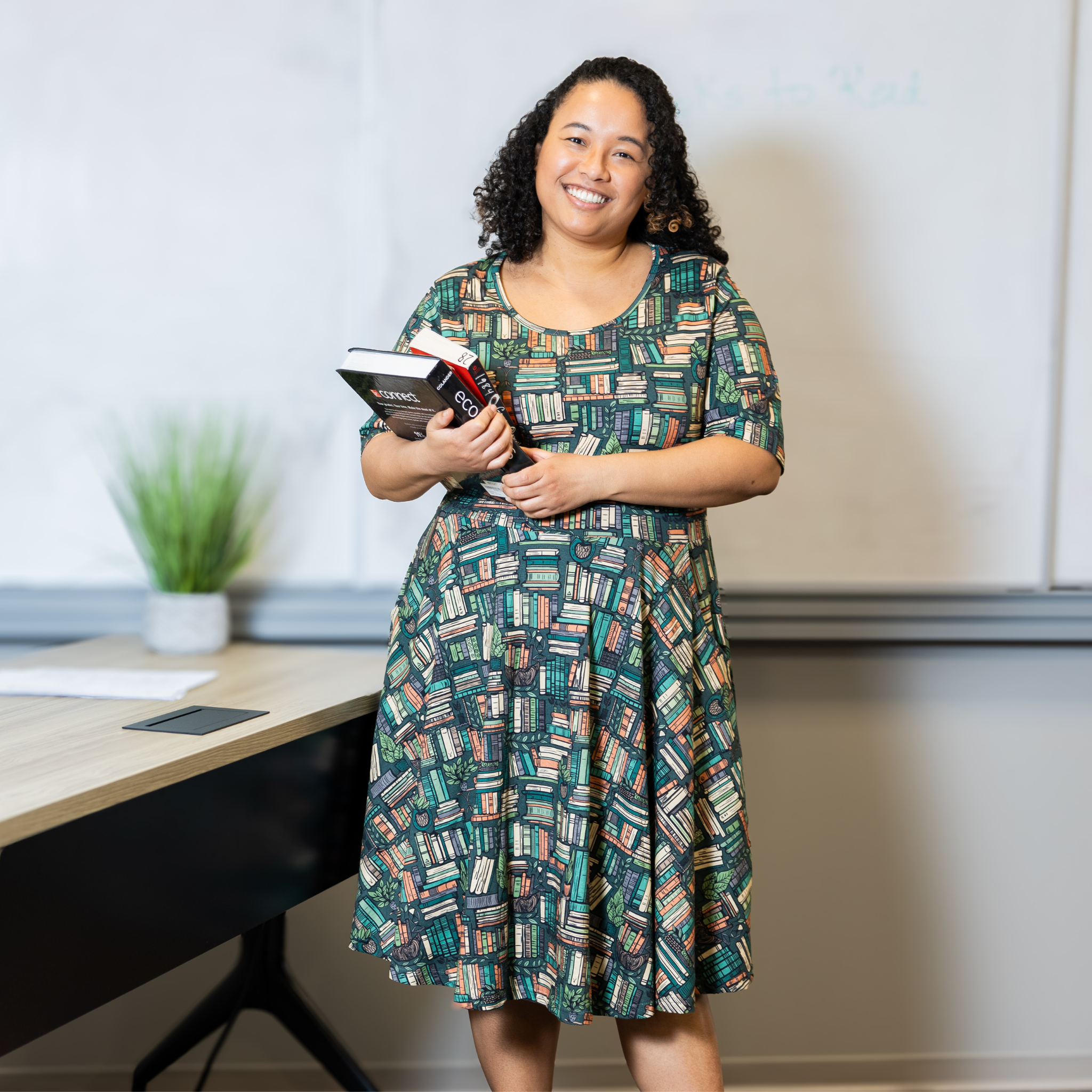 Botanical Library Twirl Dress
