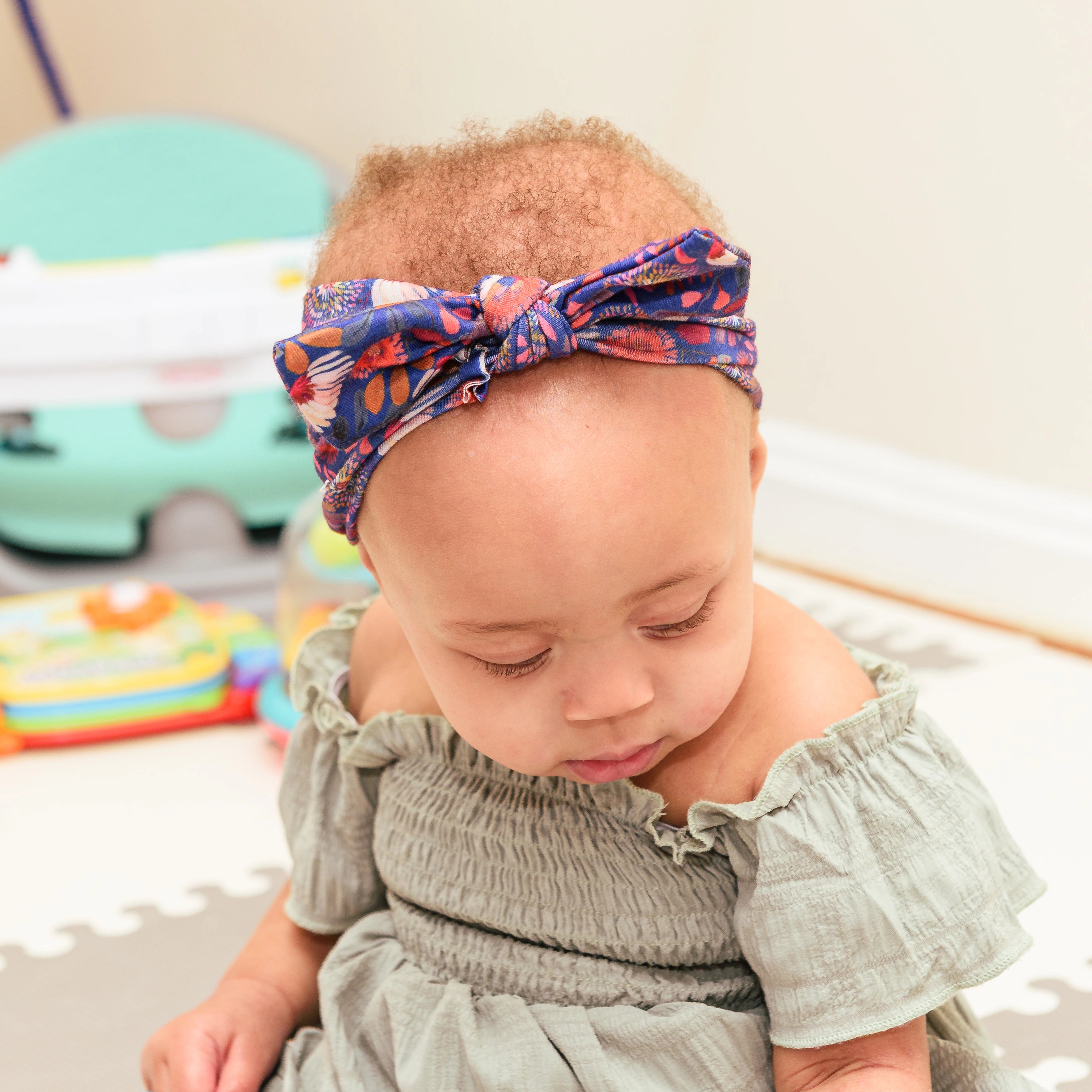 Botanical Blooms Kids Bow Headband