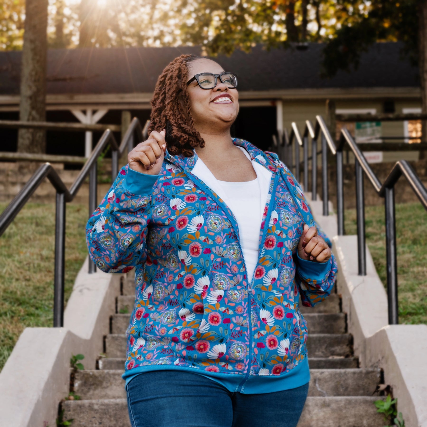 Botanical Bloom Adults Hoodie Sample - 3XL