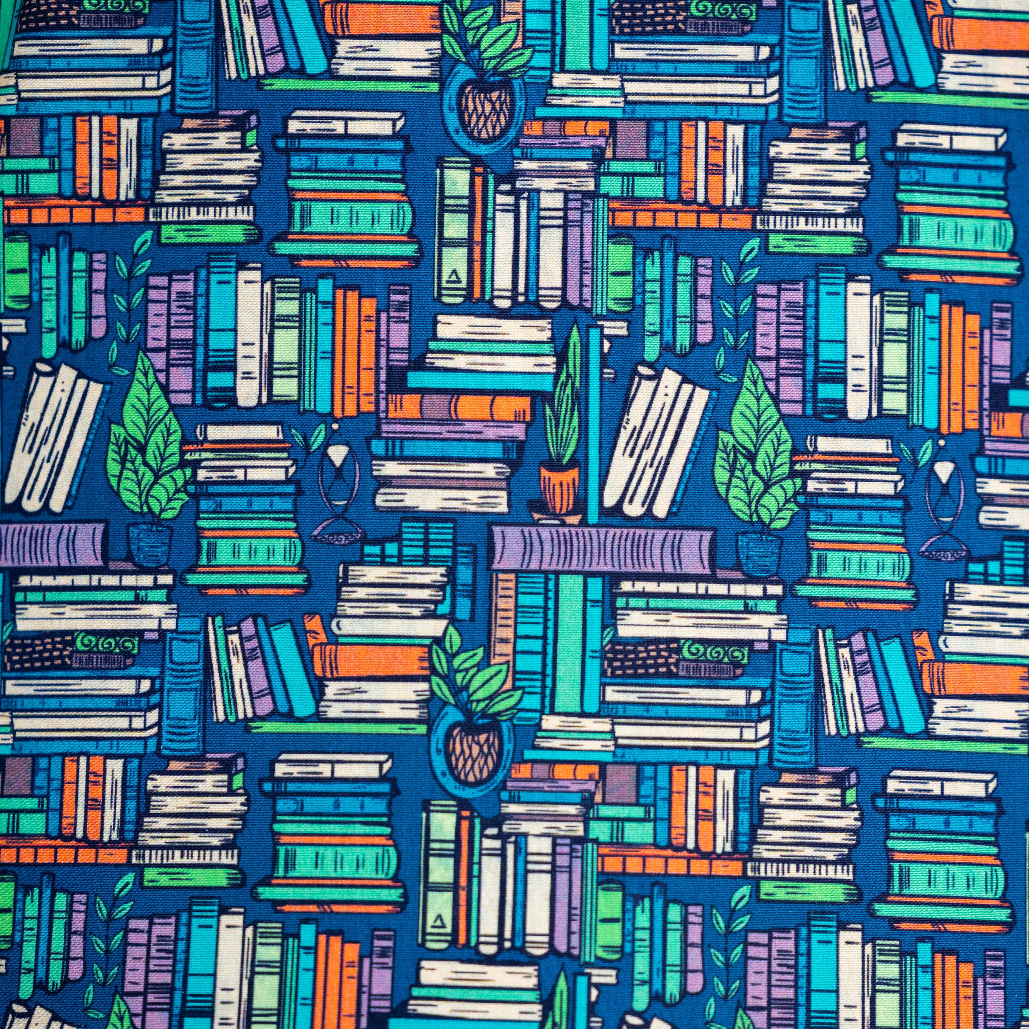 Botanical Library Short Sleeves Button-Up Shirt