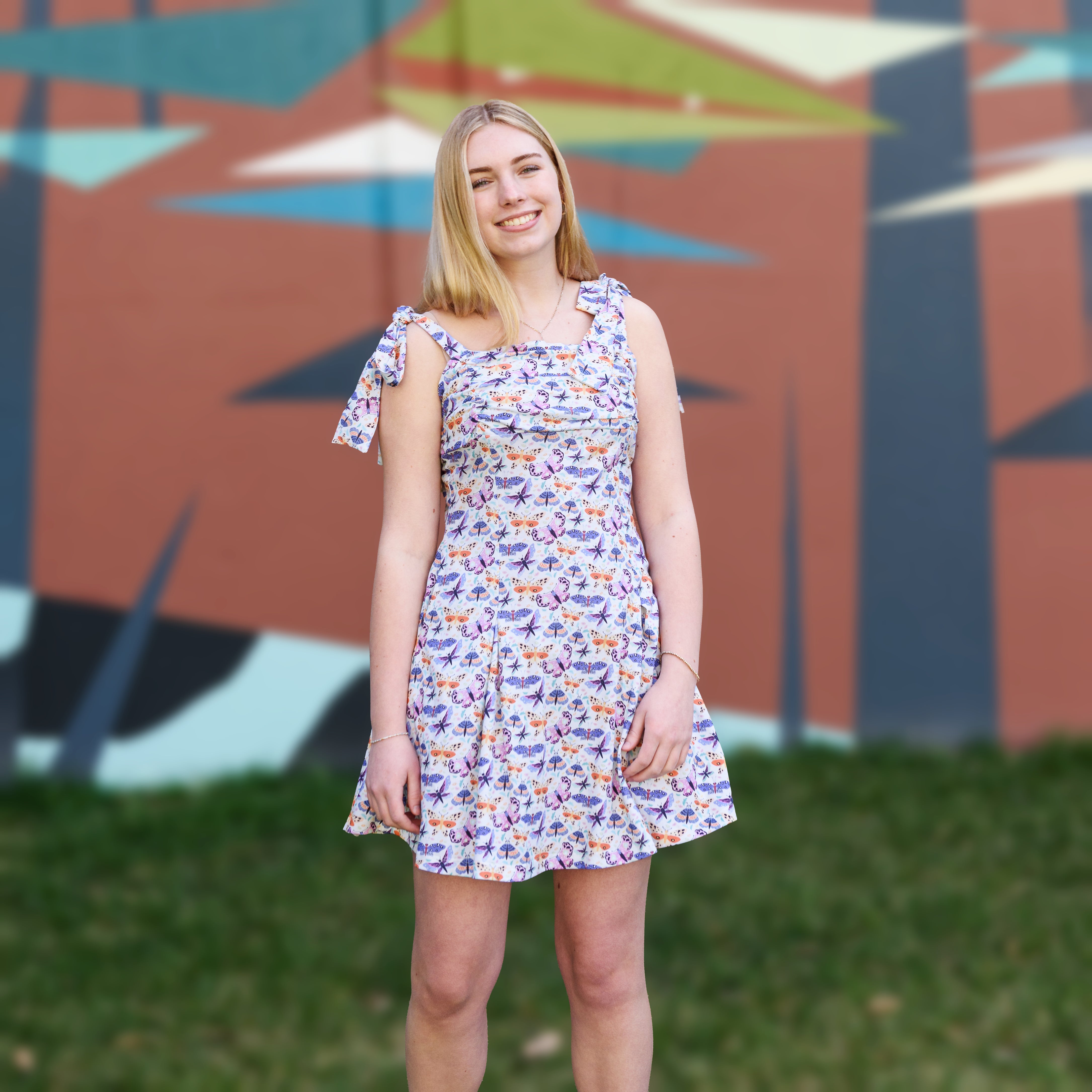 Petals & Wings Dress with Pockets (Teen)