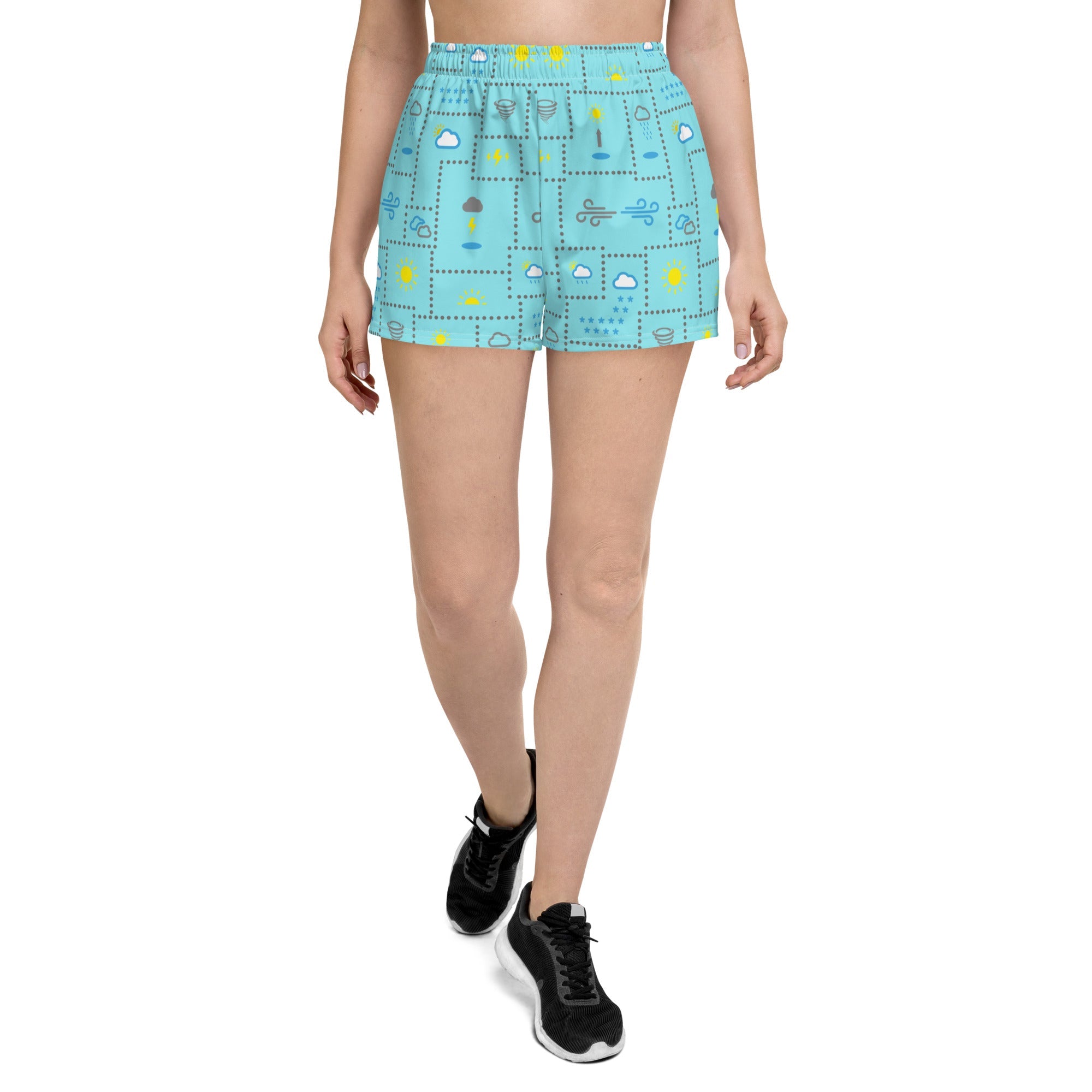 Weather Patterns Athletic Short Shorts (POD)