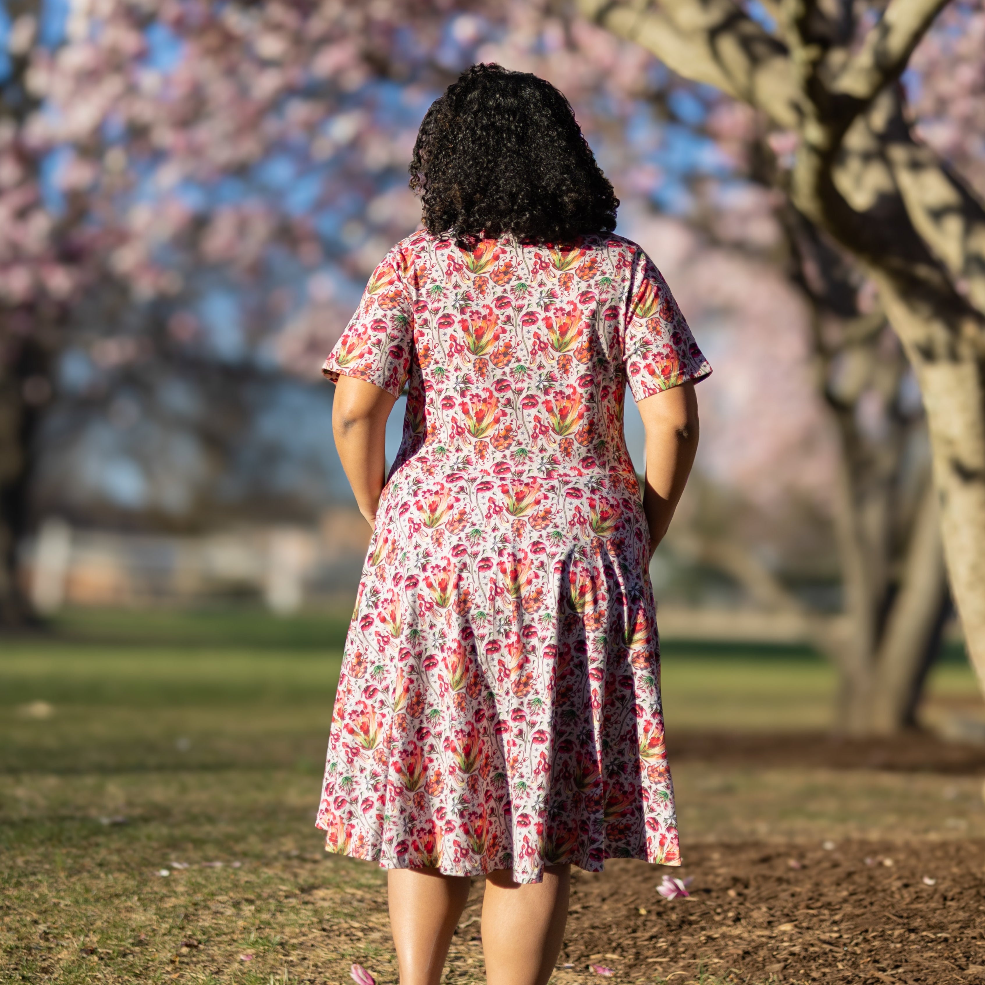 Carnivorous Plants Twirl Dress