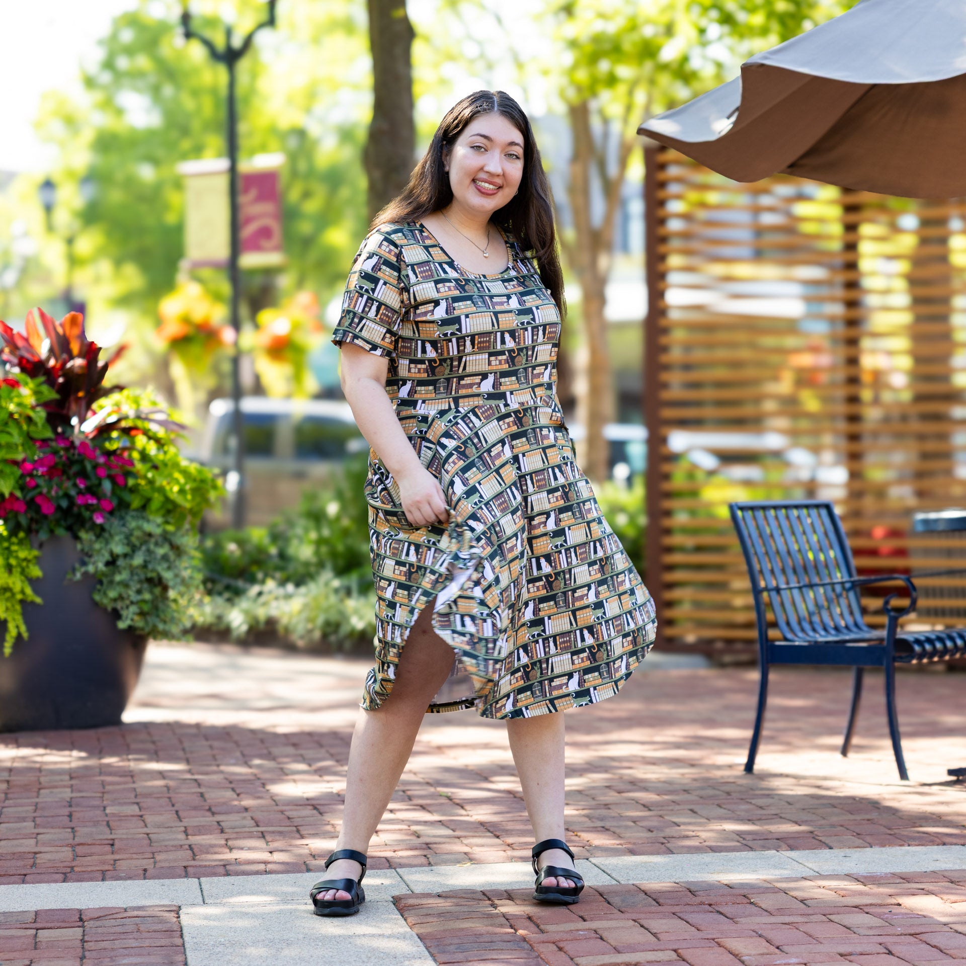 Cat-A-Log of Feline Fiction Twirl Dress