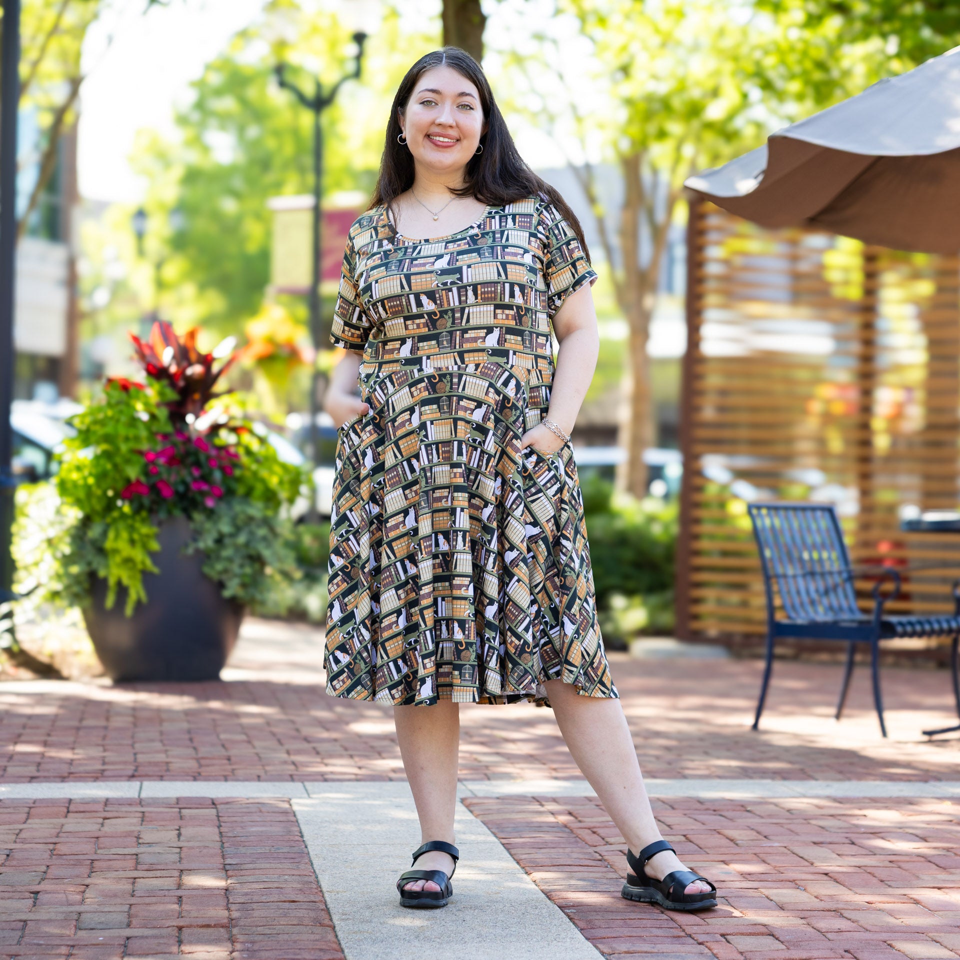 Cat-A-Log of Feline Fiction Twirl Dress