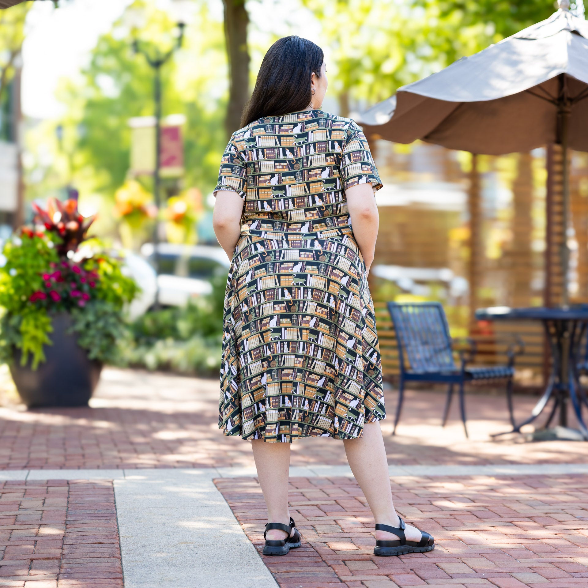 Cat-A-Log of Feline Fiction Twirl Dress