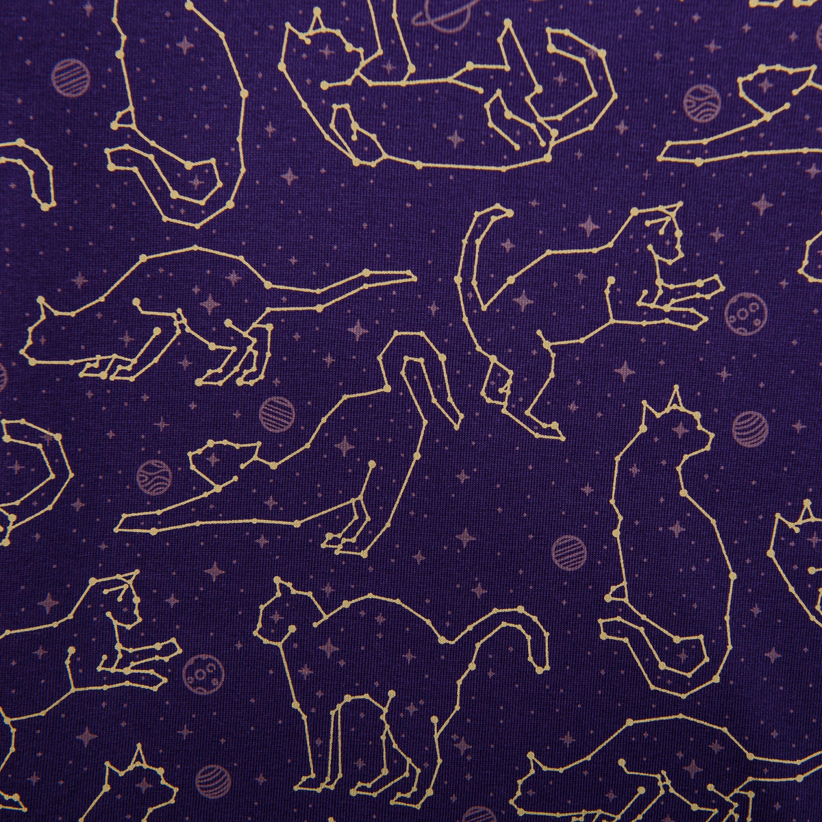 Cats Constellations Petite Twirl Dress with Pockets