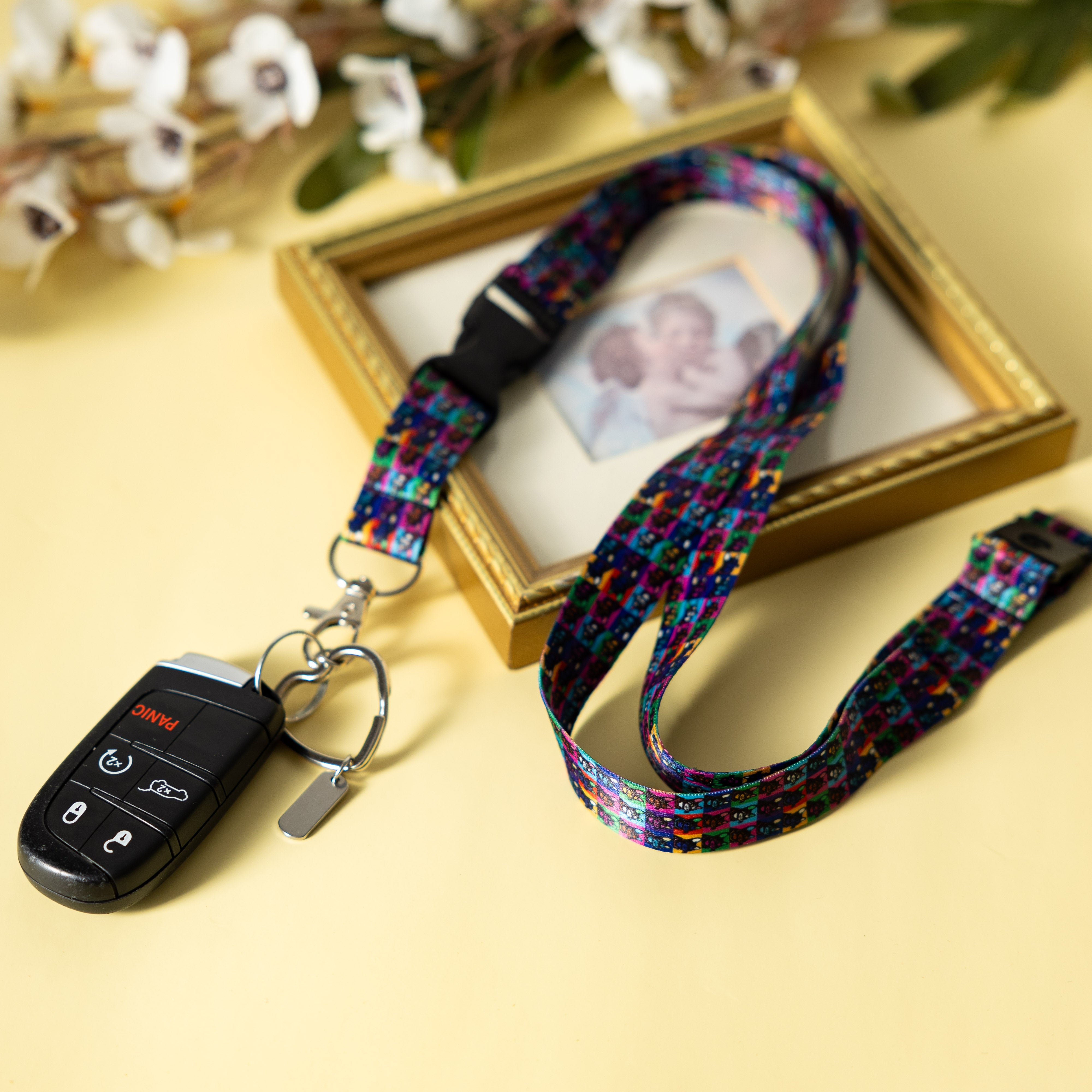 Pop Art Cats Lanyard