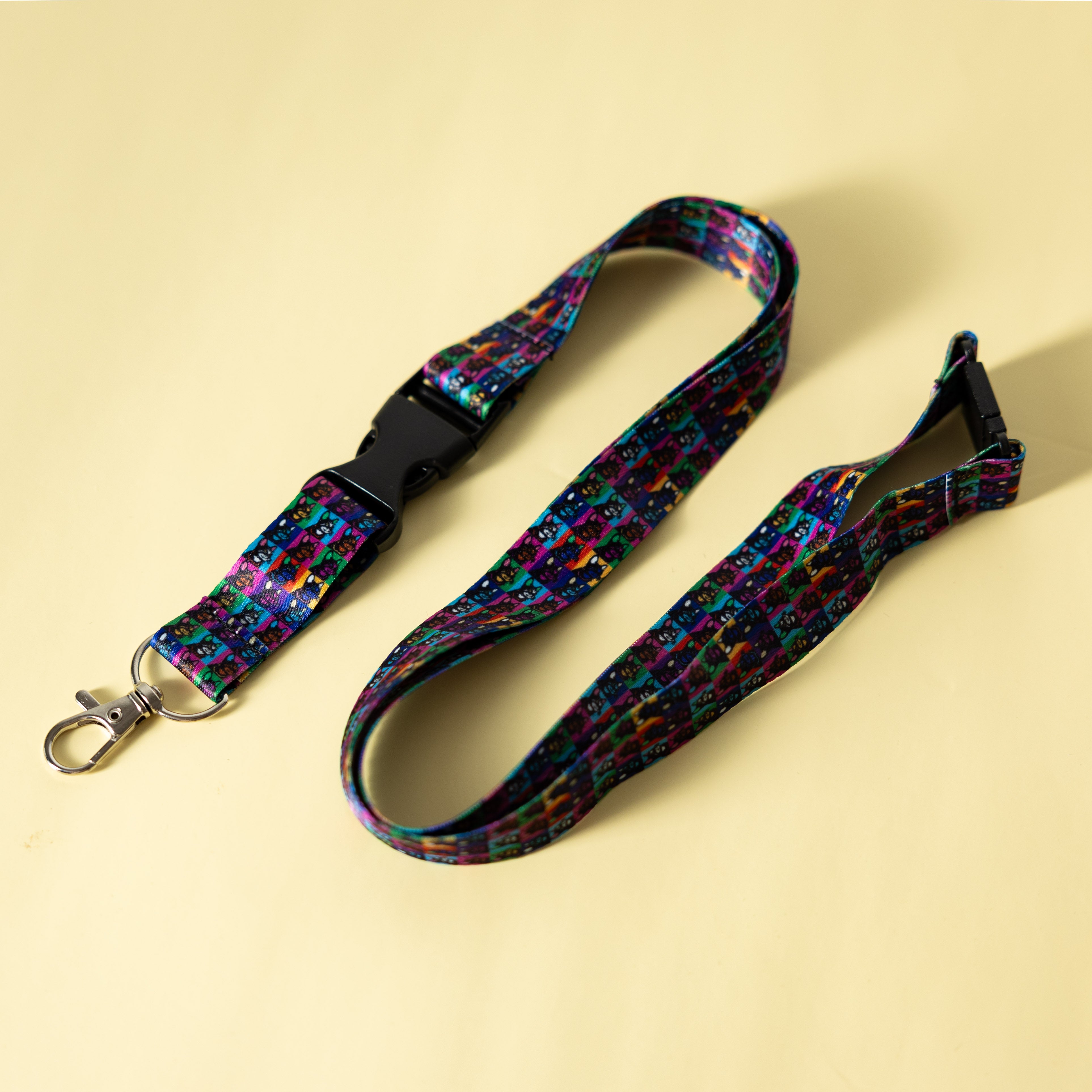 Pop Art Cats Lanyard