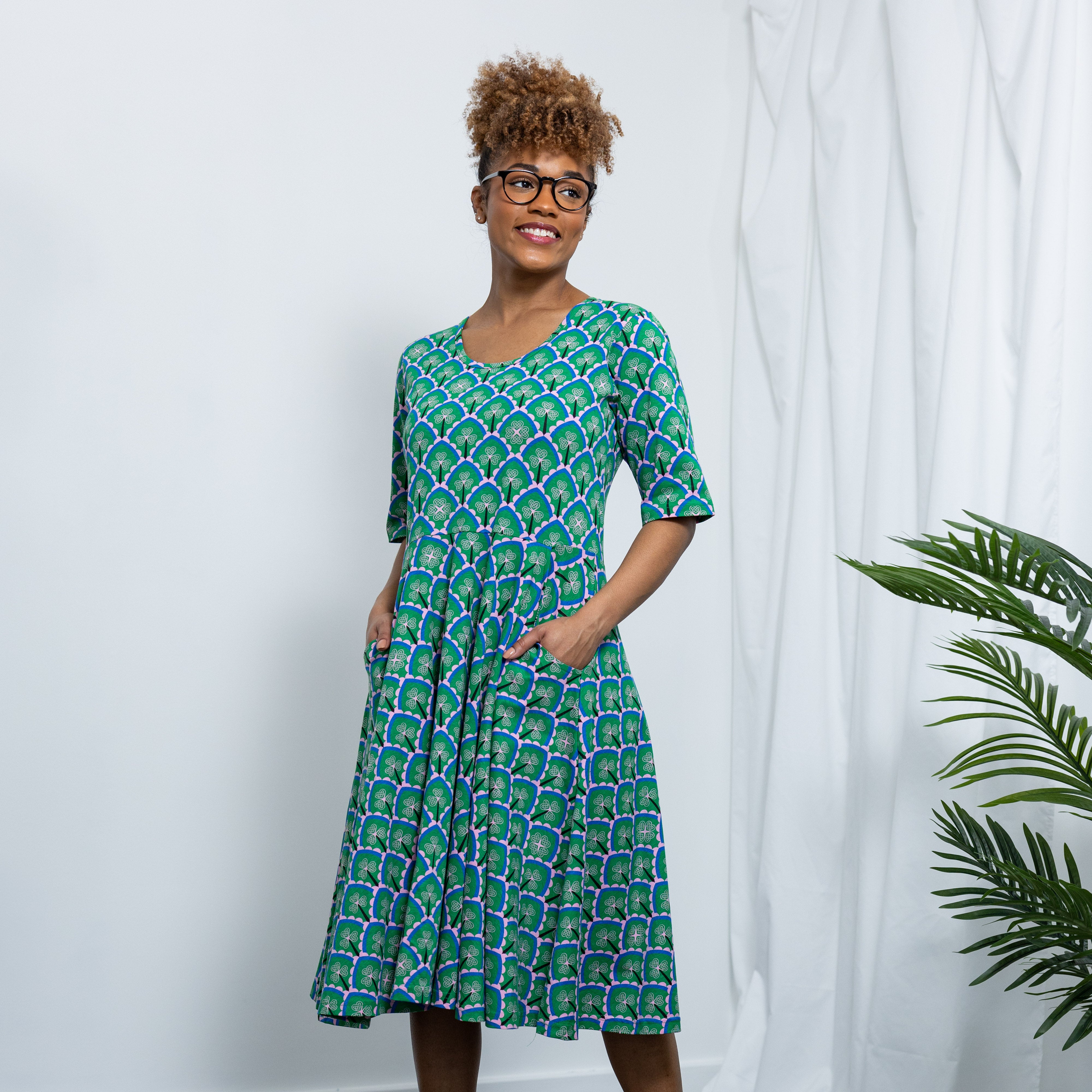 Celtic Clover Twirl Dress