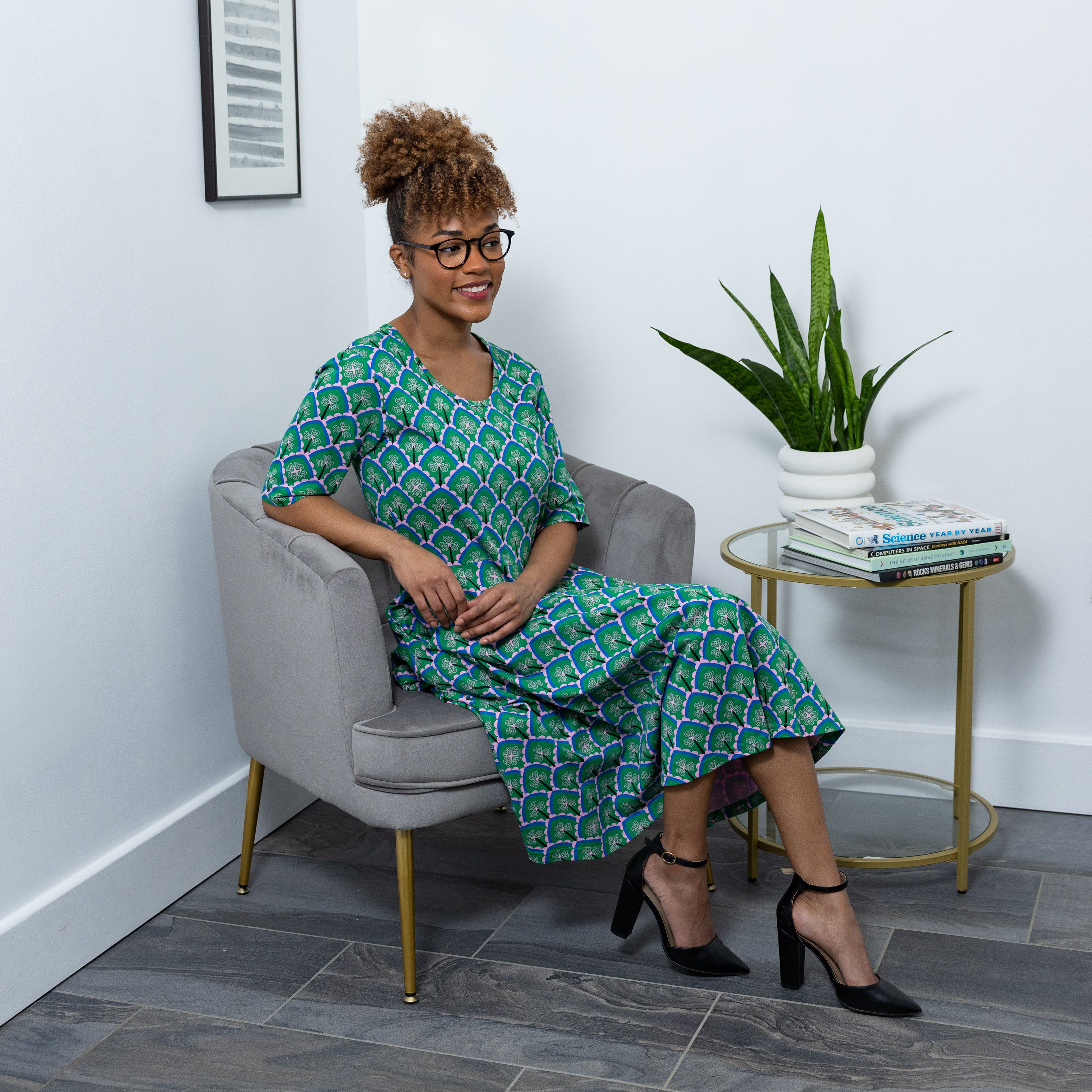 Celtic Clover Twirl Dress