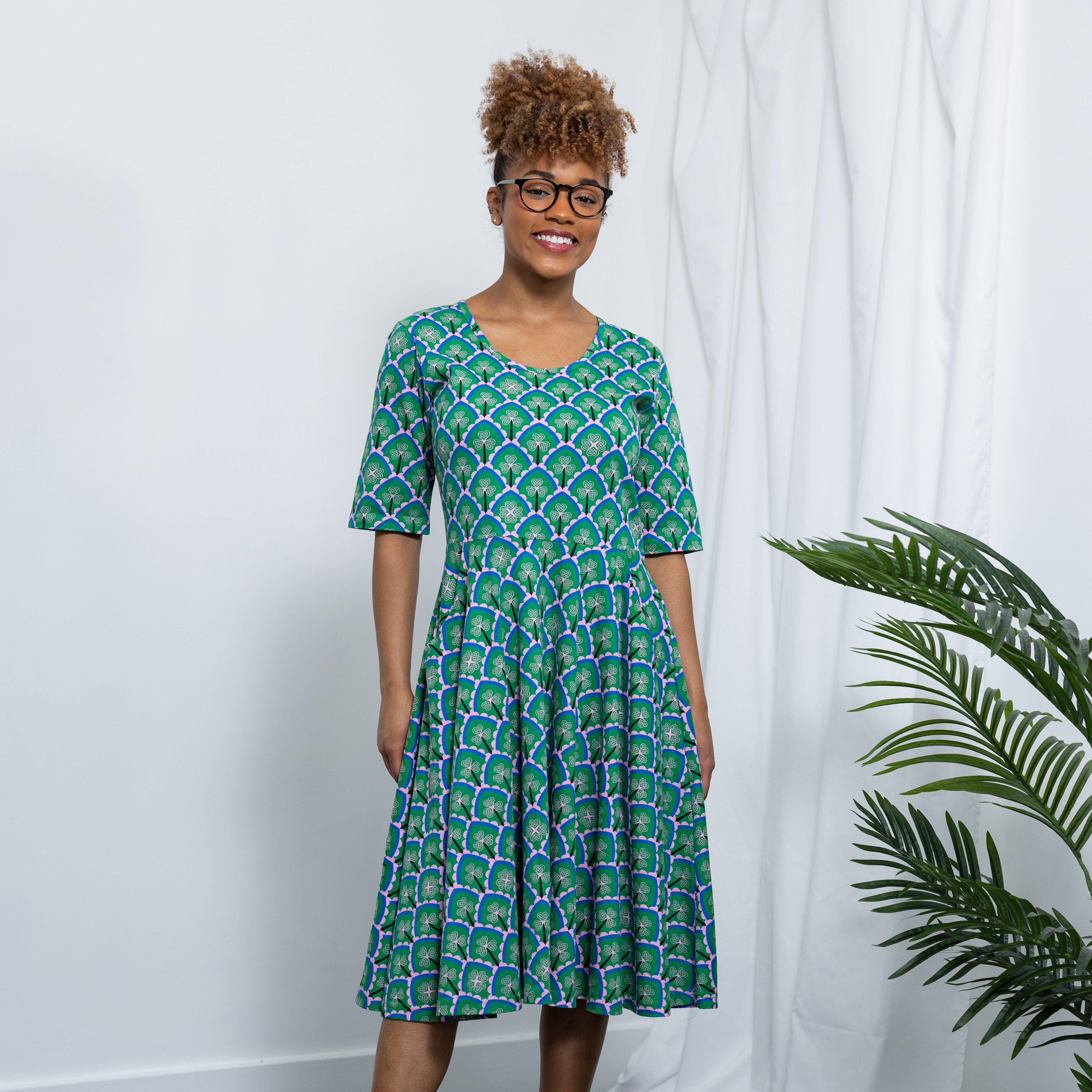 Celtic Clover Twirl Dress