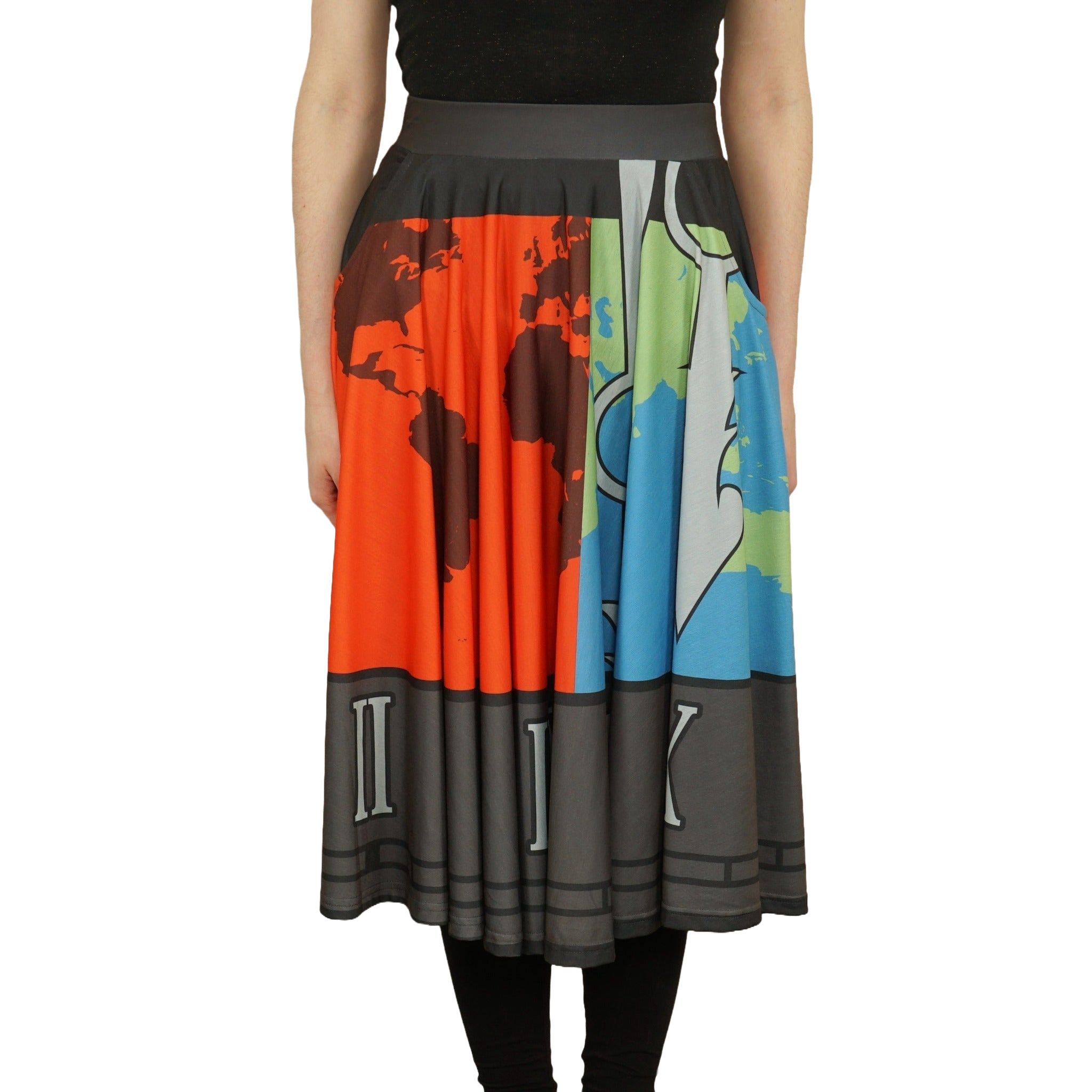 Climate Clock Twirl Skirt [FINAL SALE]