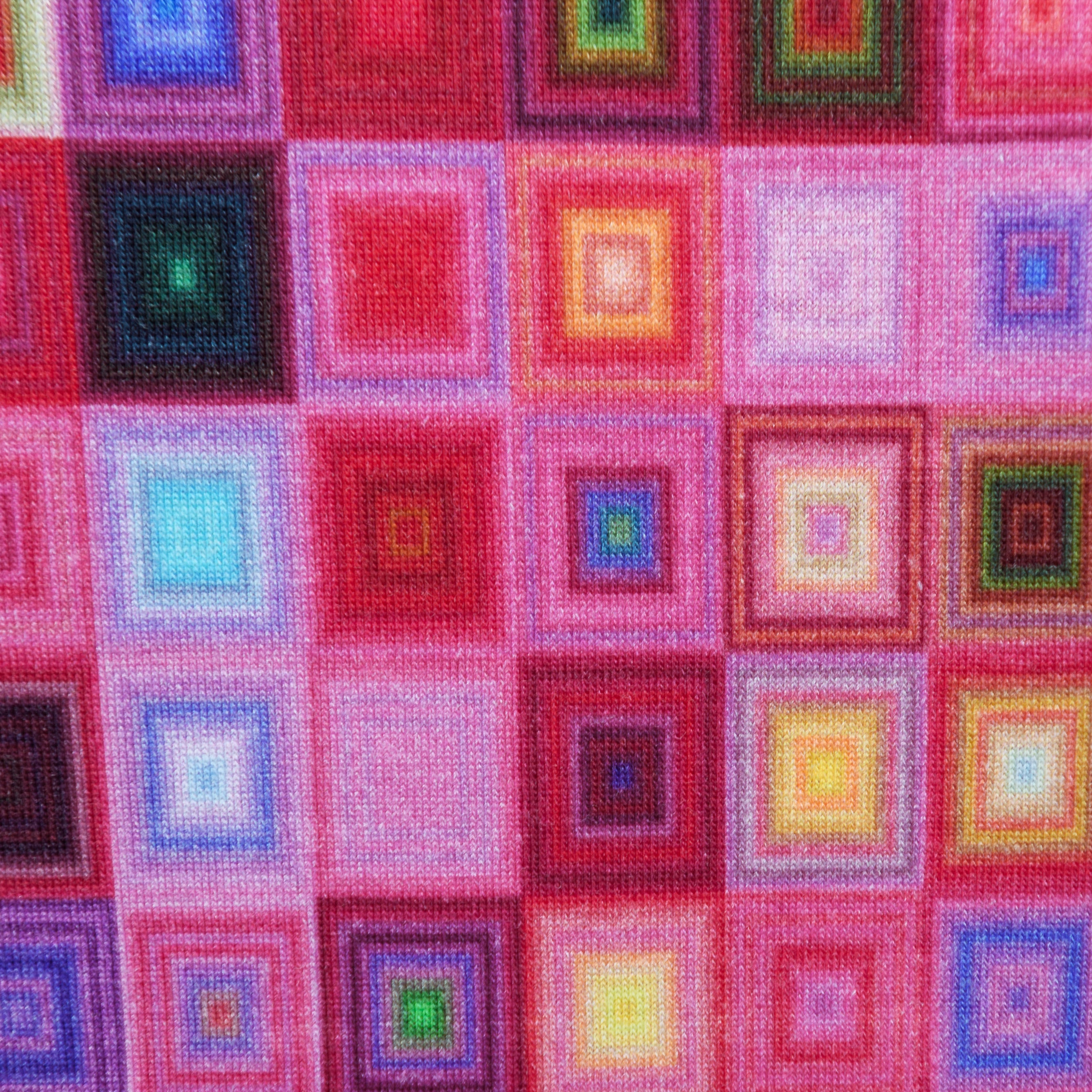 Mosaic Jewels Squares Kids Twirl Dress