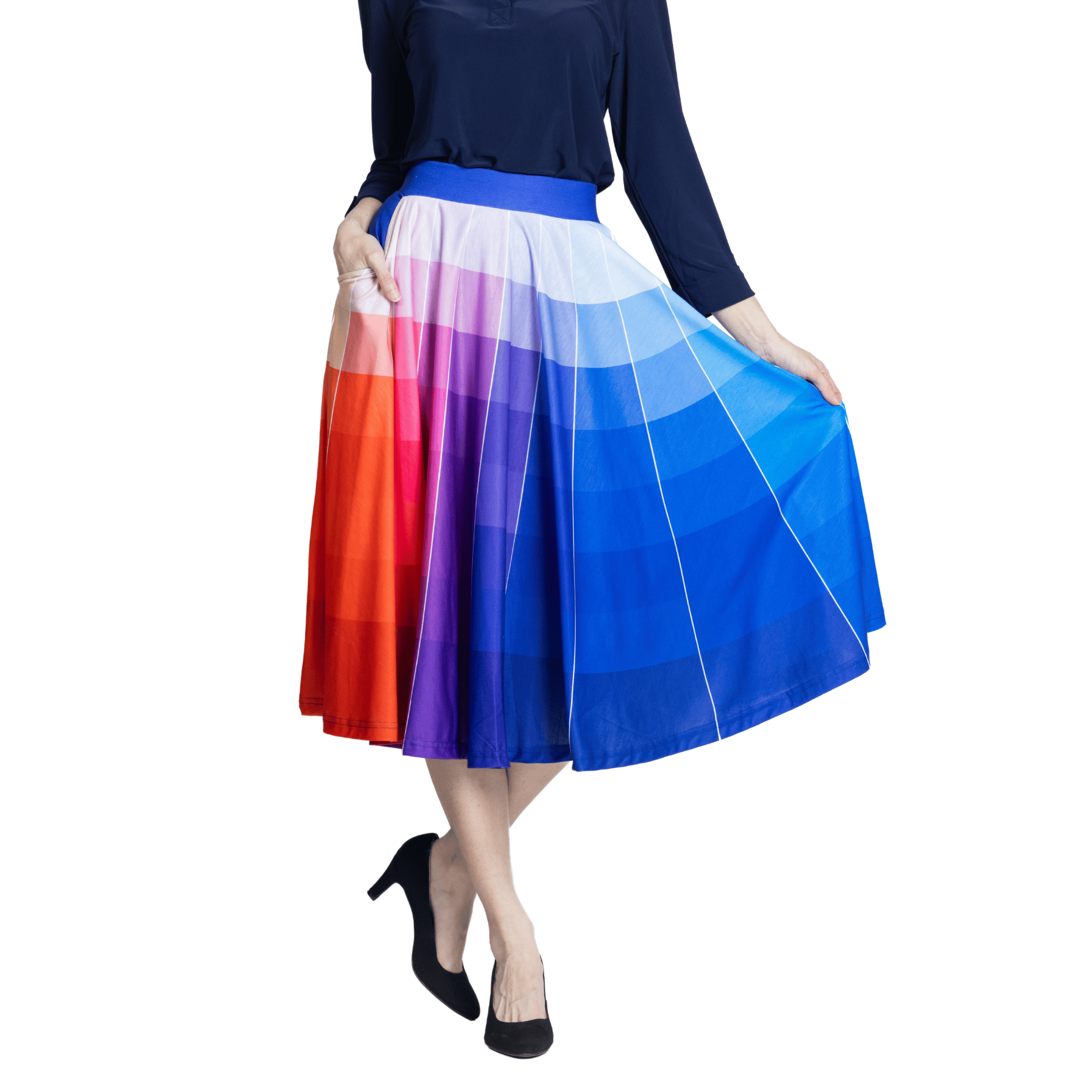 Color Wheel Twirl Skirt