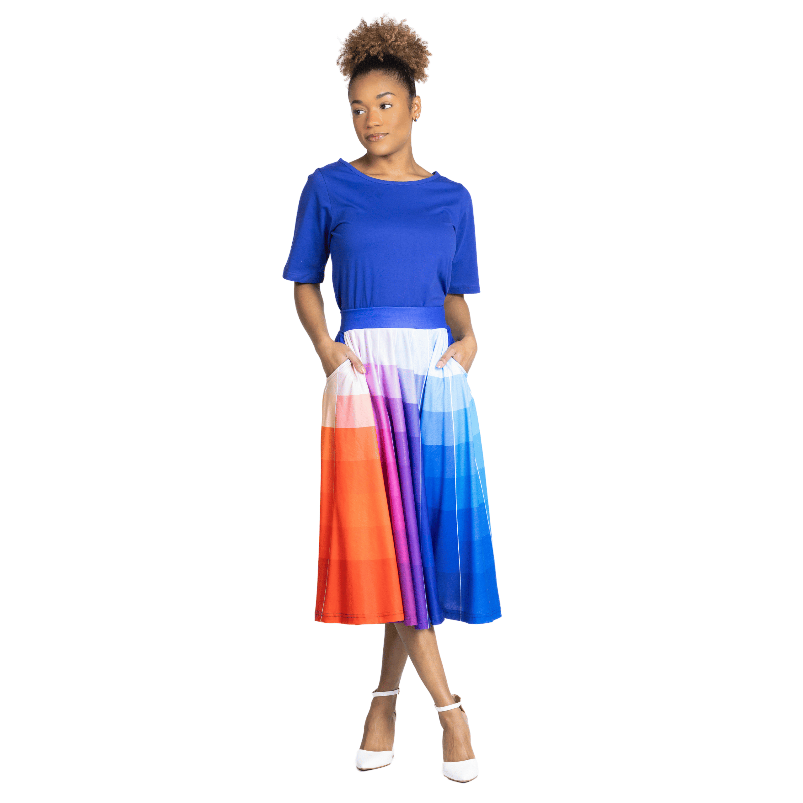 Color Wheel Twirl Skirt