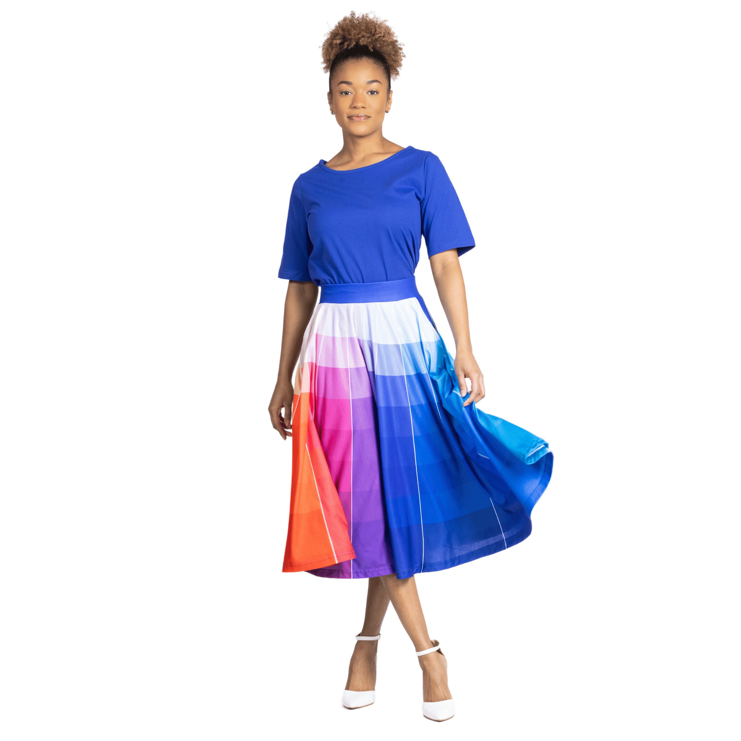 Color Wheel Twirl Skirt