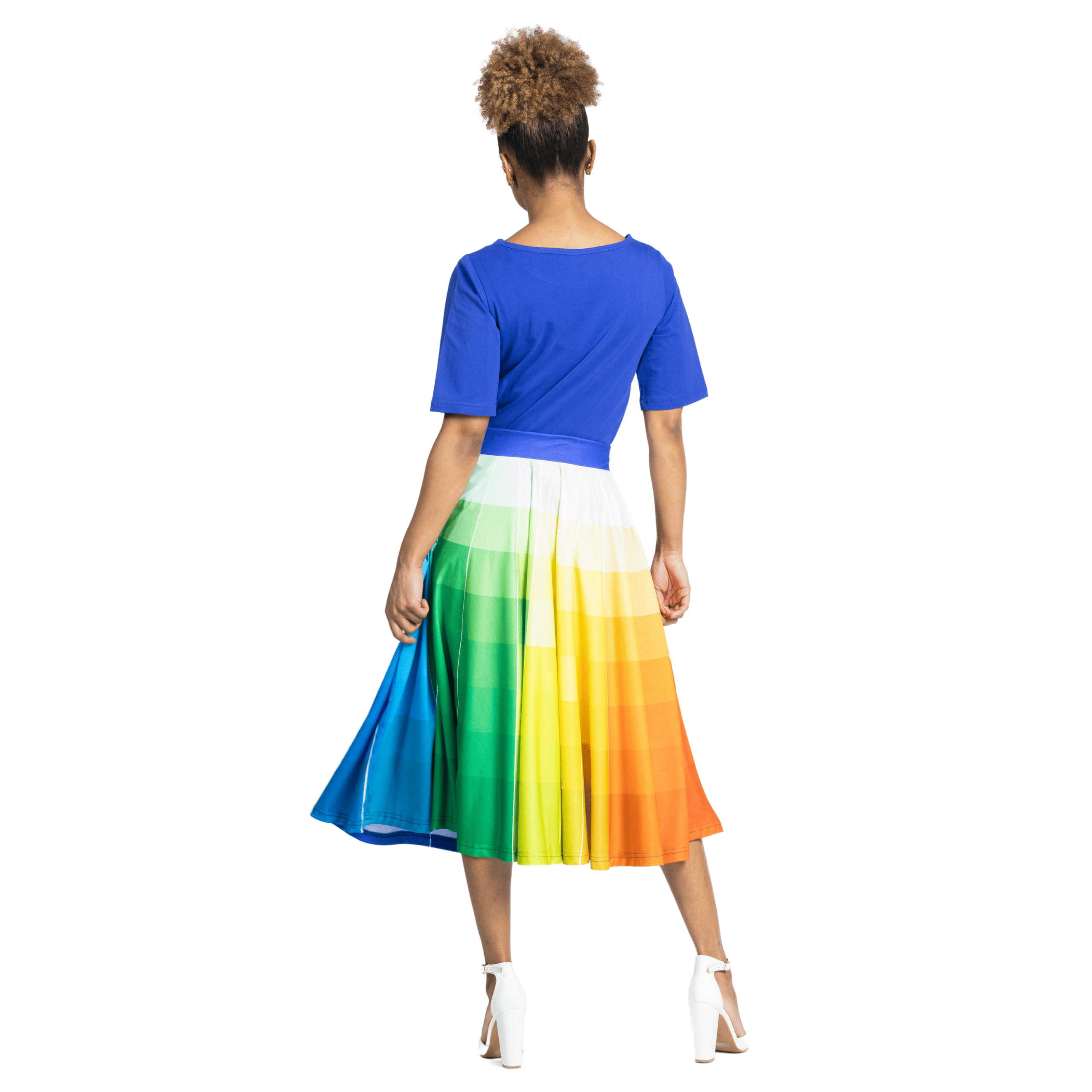 Color Wheel Twirl Skirt