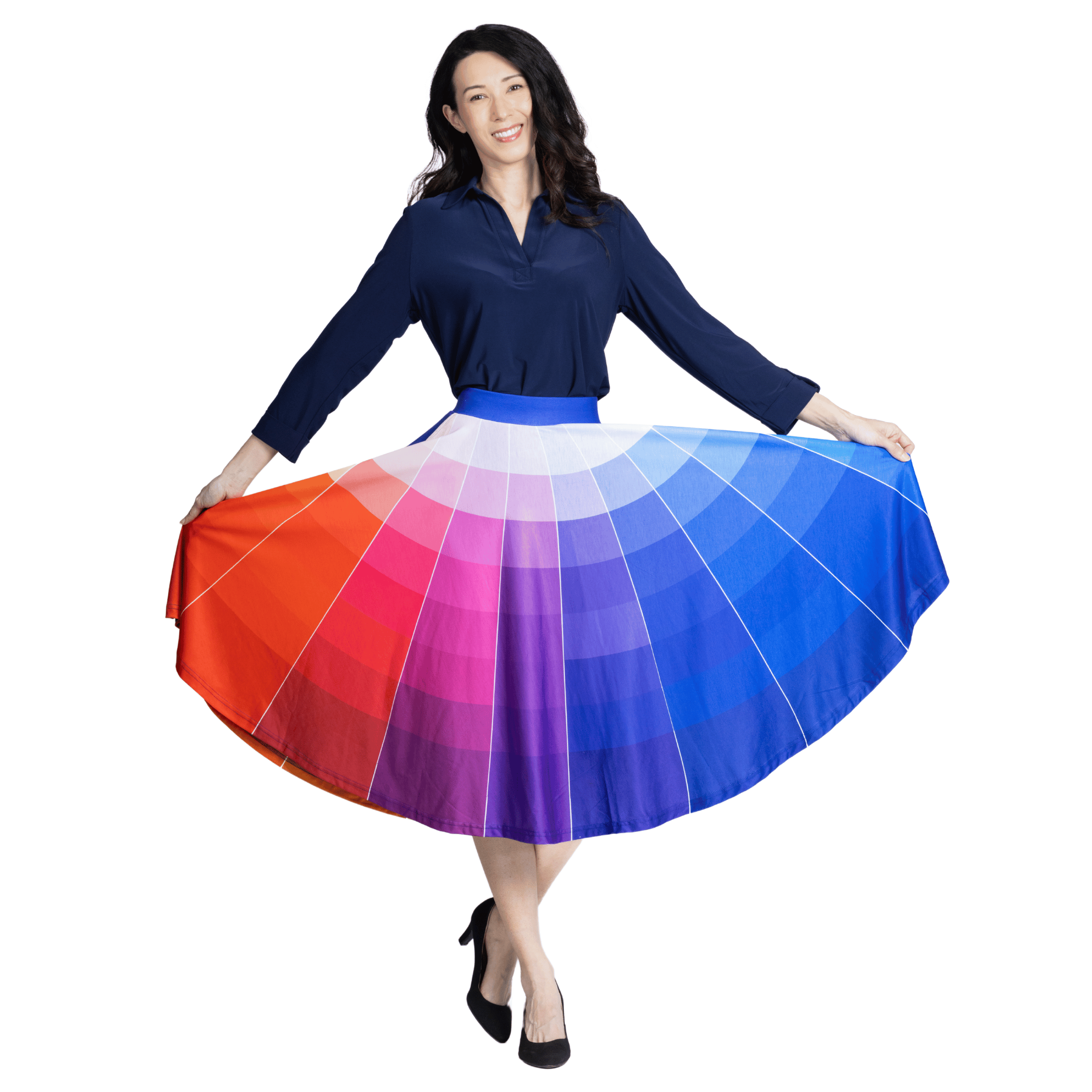 Color Wheel Twirl Skirt
