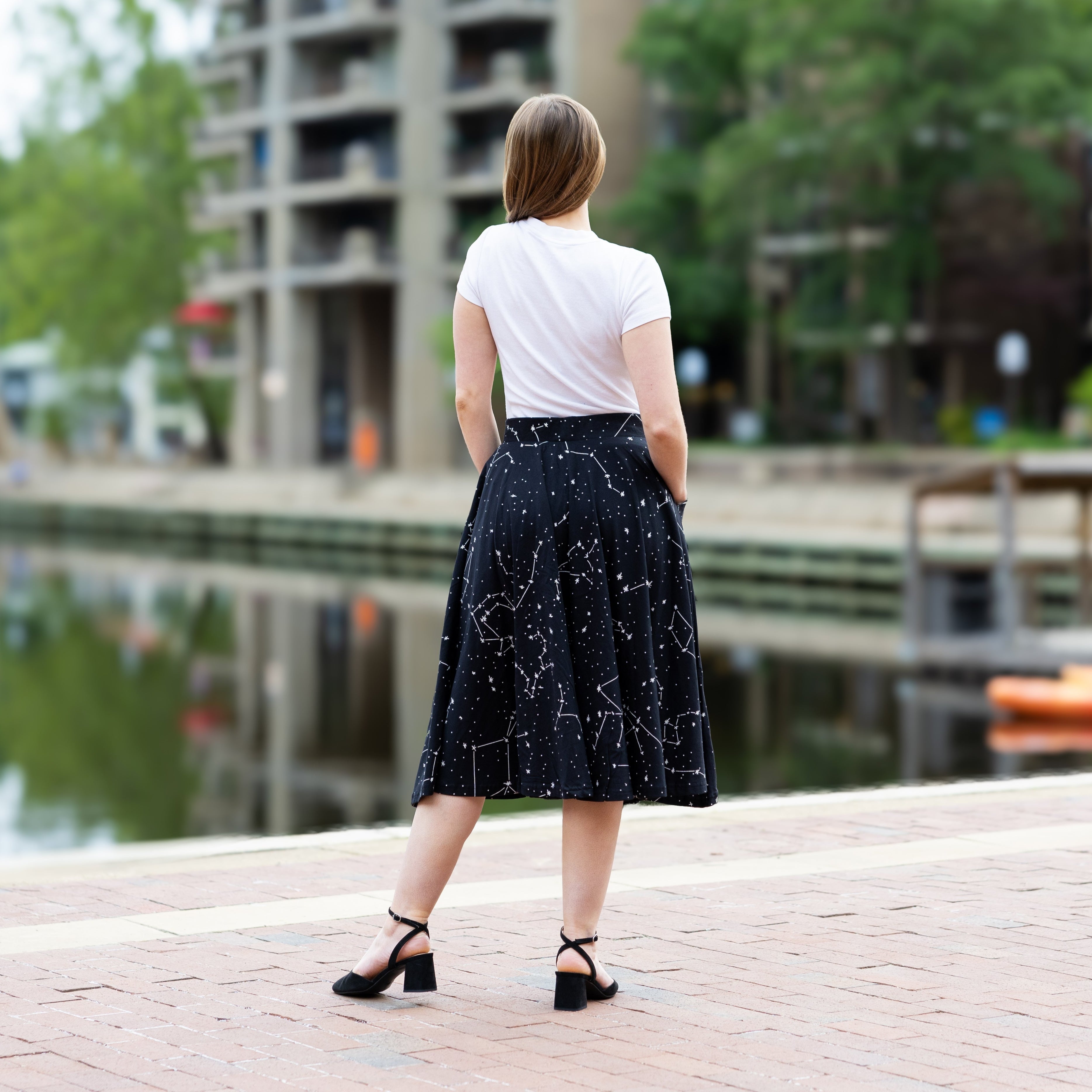 Constellations Glow-in-the-dark Twirl Skirt