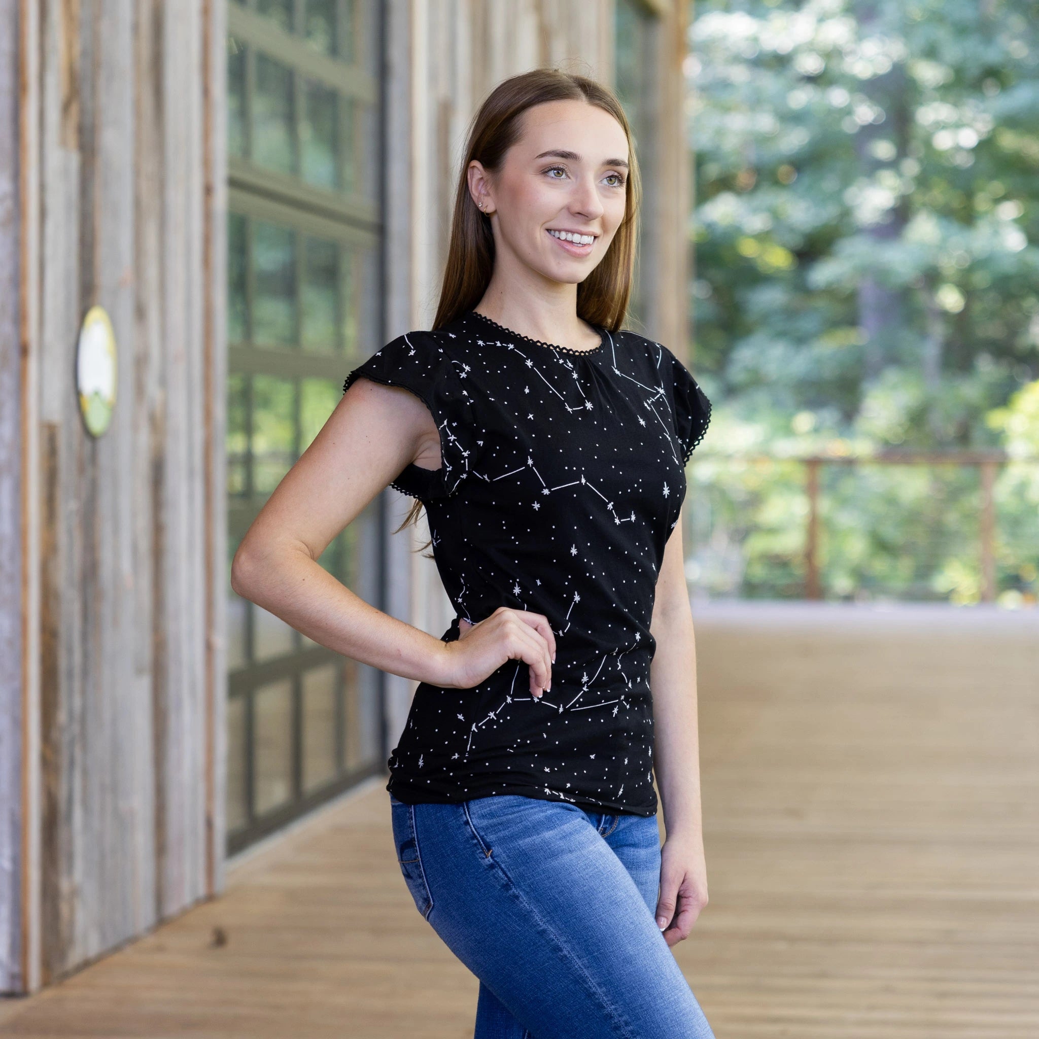 Constellations Glow-in-the-Dark Top