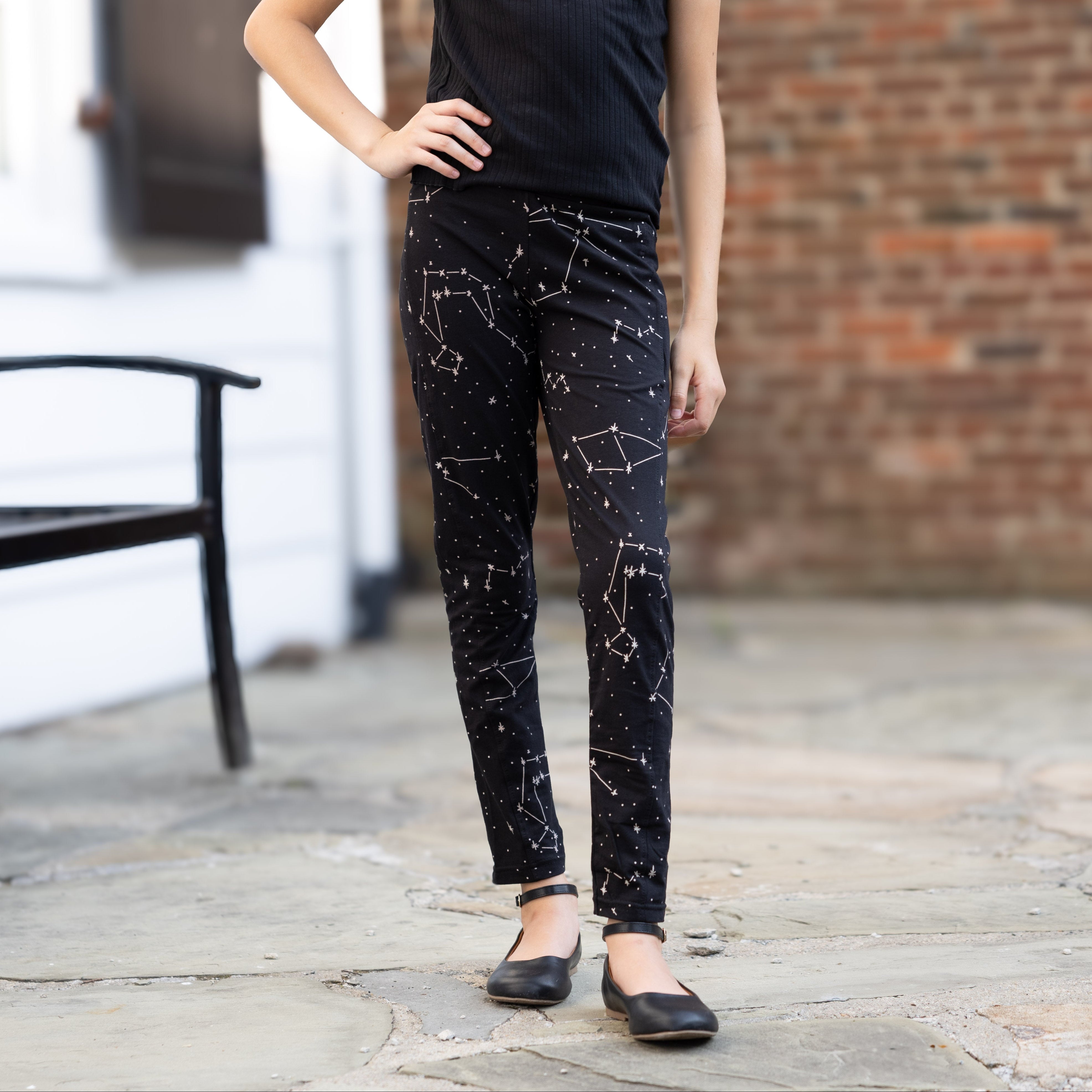 Constellation Glow-in-the-dark Kids Leggings