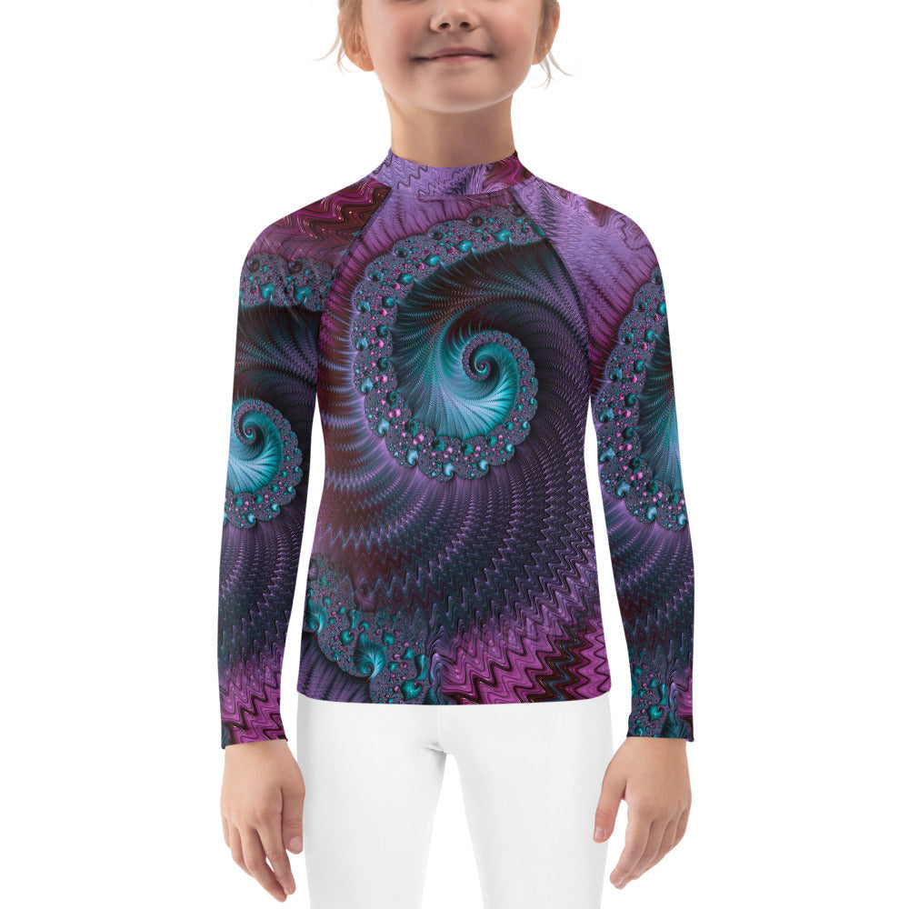 Fractals Kids Rash Guard (POD)
